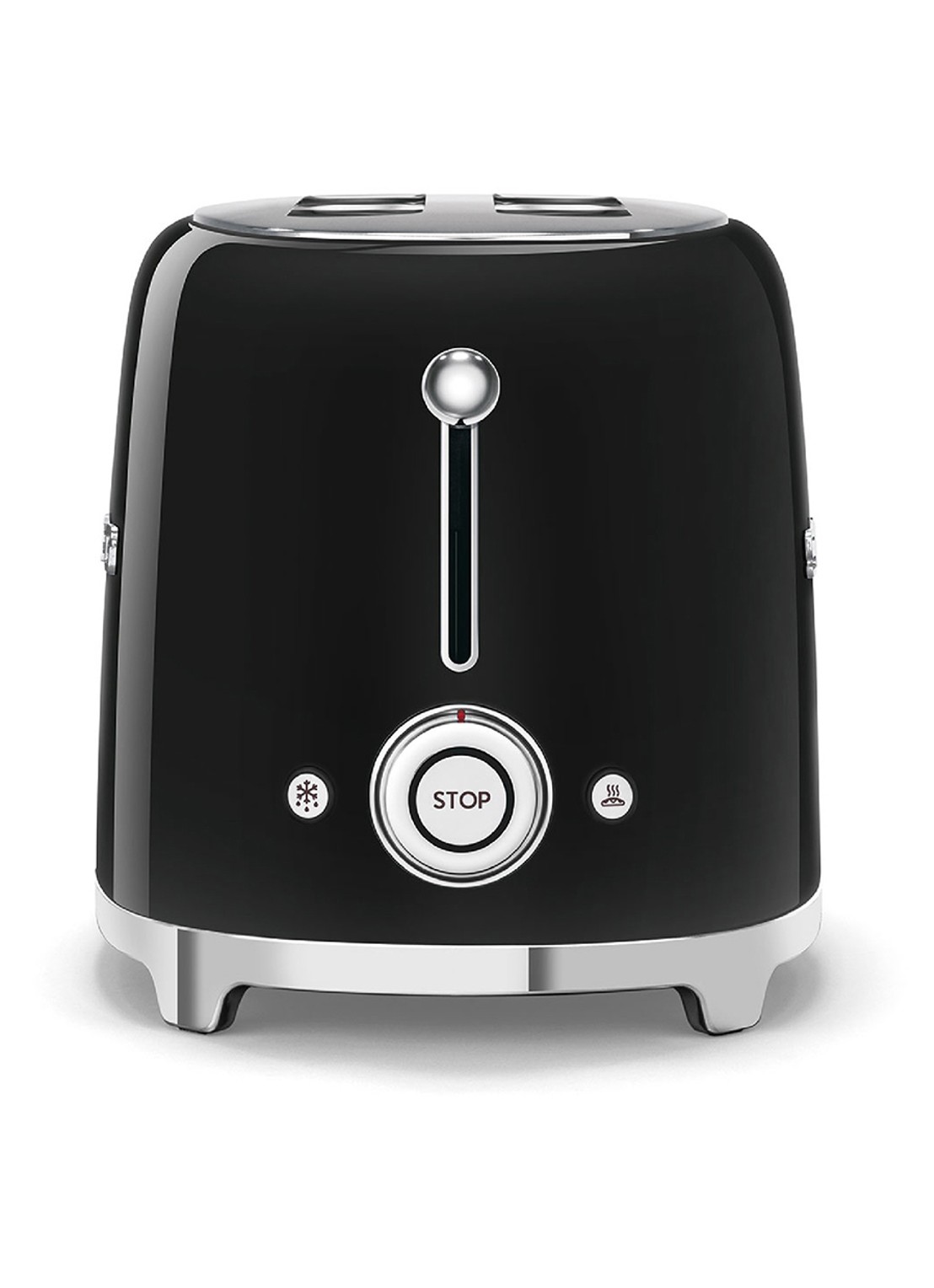 SMEG 50's Style broodrooster 2-slots TSF01BLEU - achterkant 4 zwart