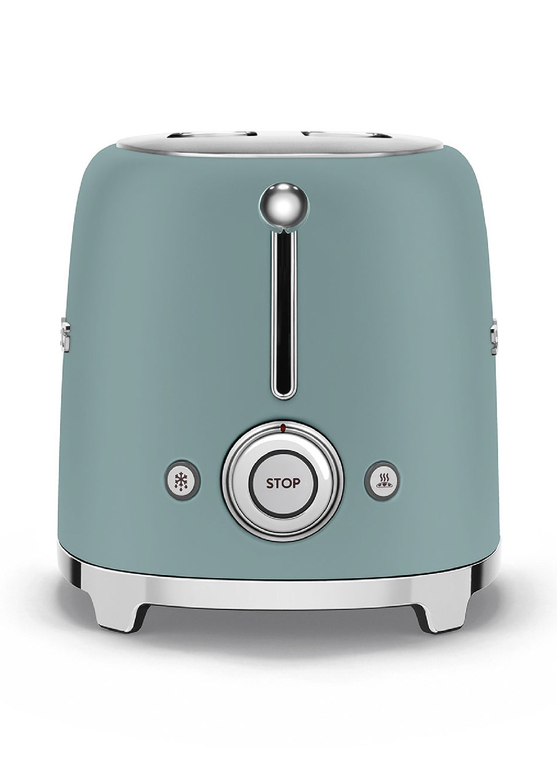 SMEG 50's Style broodrooster 2-slots TSF01EGMEU - achterkant emerald green