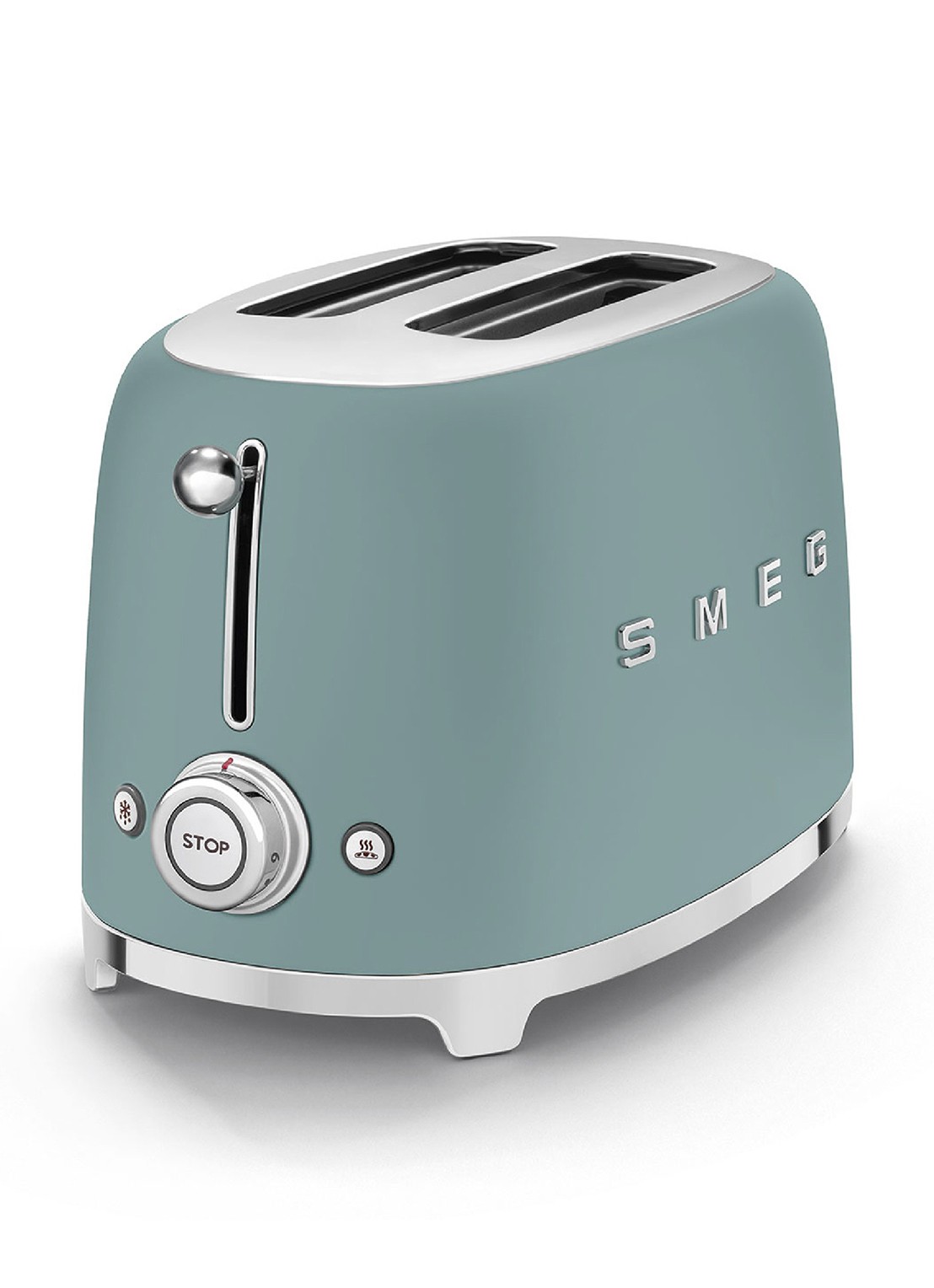 SMEG 50's Style broodrooster 2-slots TSF01EGMEU - voorkant 3 emerald green