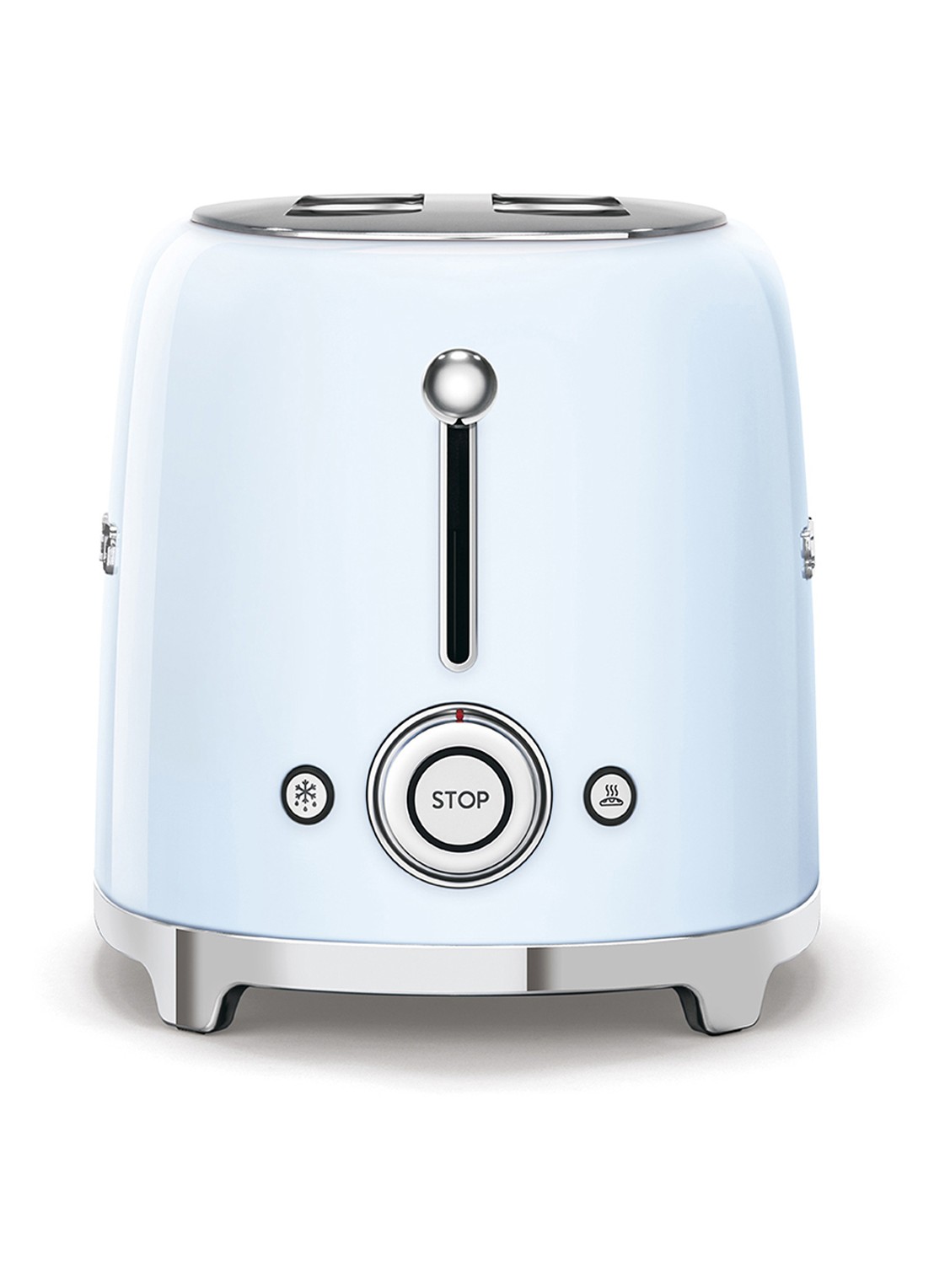SMEG 50's Style broodrooster 2-slots TSF01PBEU - achterkant pastelblauw