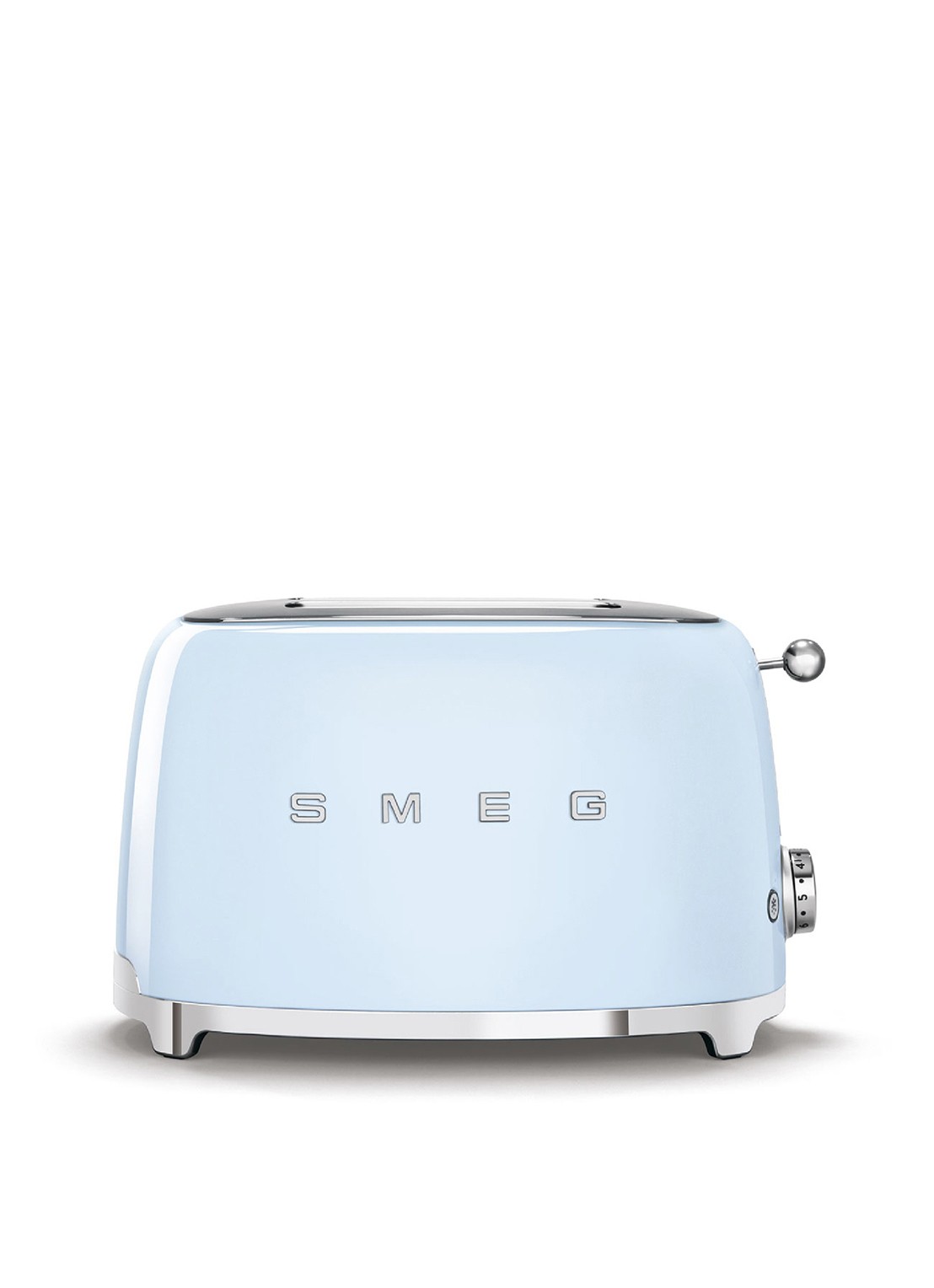 SMEG 50's Style broodrooster 2-slots TSF01PBEU - voorkant 3 pastelblauw