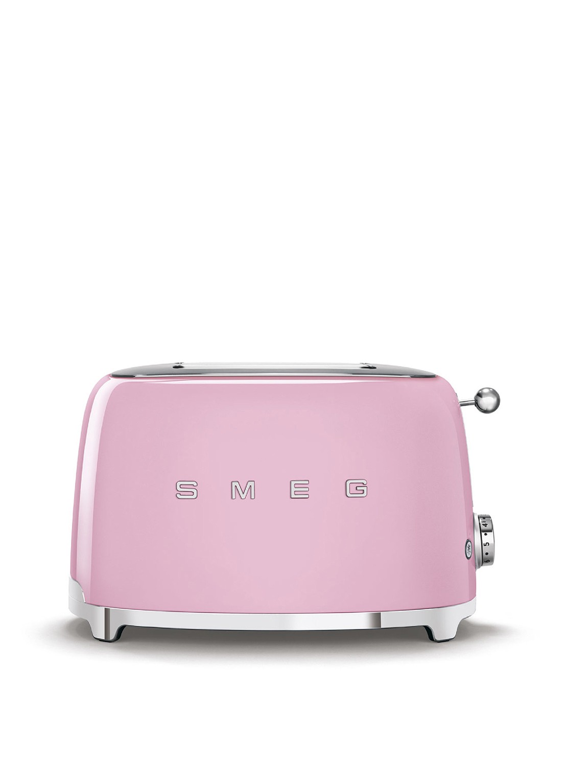 SMEG 50's Style broodrooster 2-slots TSF01PKEU - voorkant roze