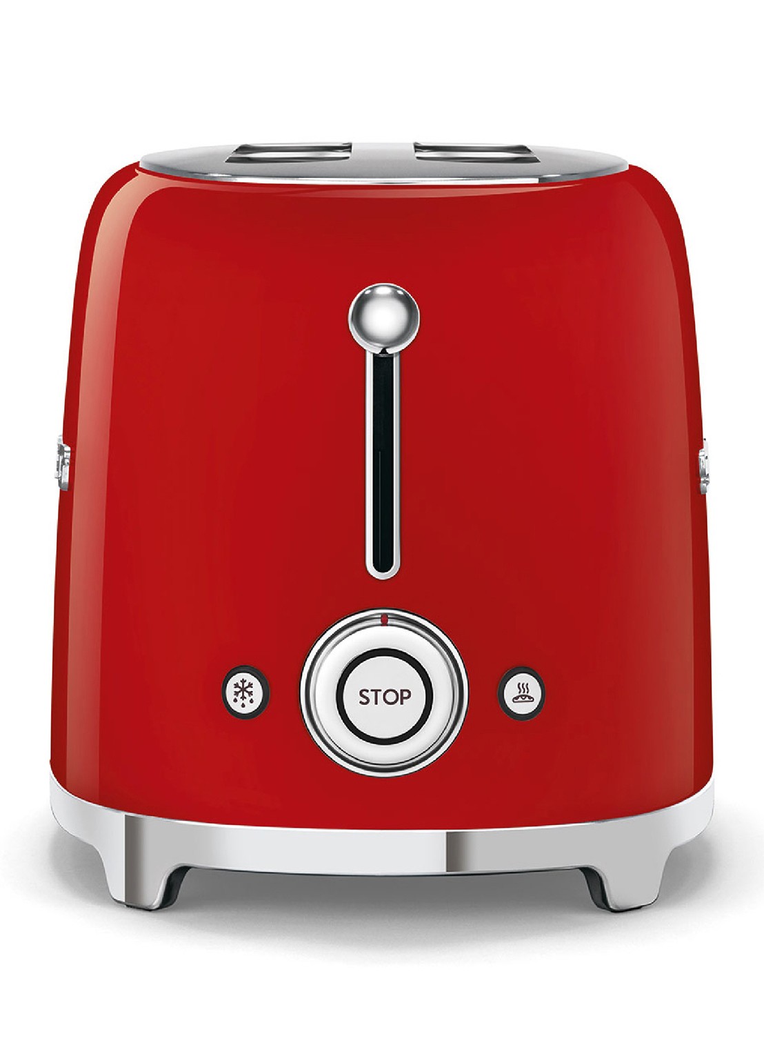SMEG 50's Style broodrooster 2-slots TSF01RDEU - achterkant rood