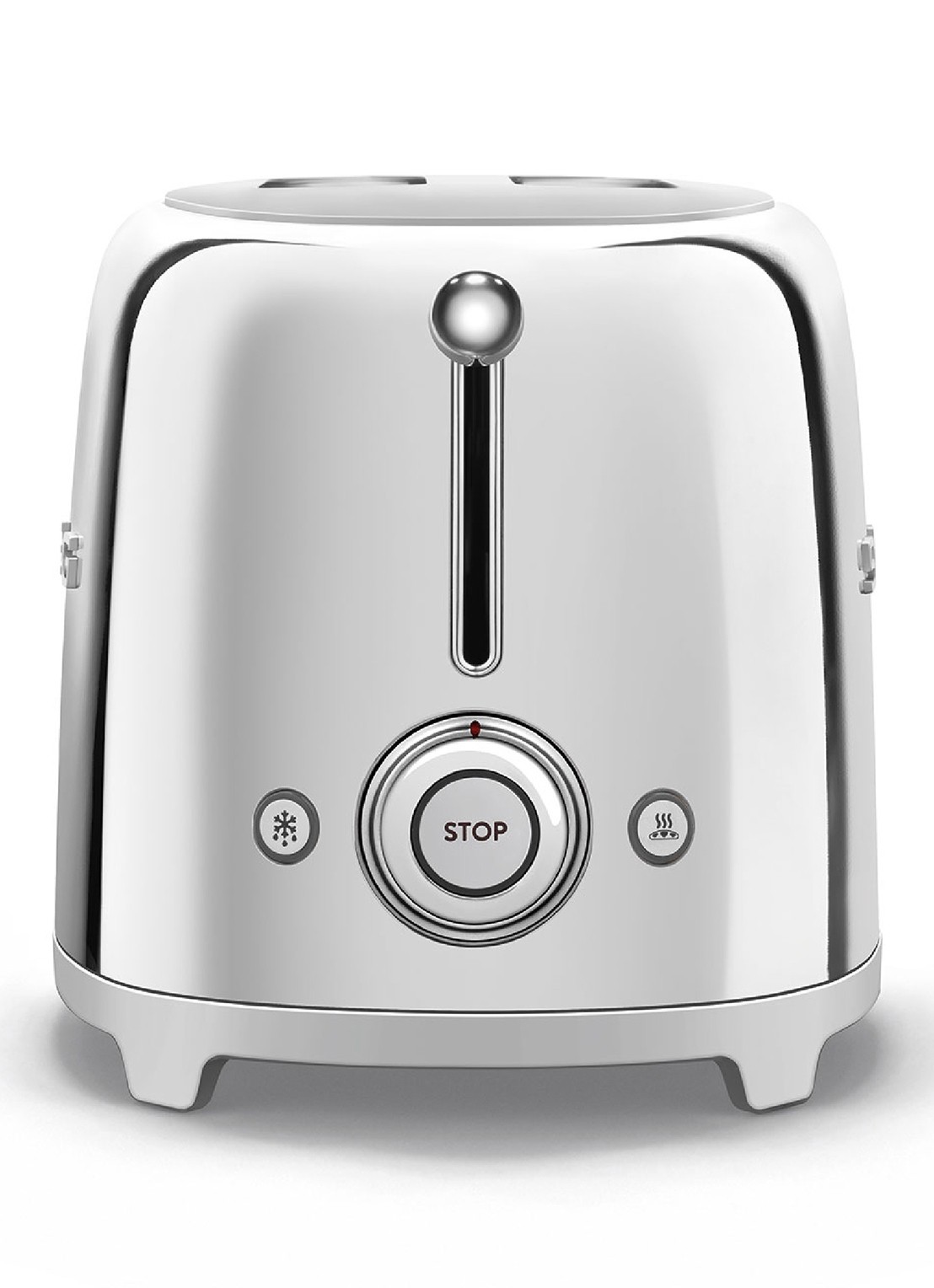 SMEG 50's Style broodrooster 2-slots TSF03CREU - achterkant 2 steel