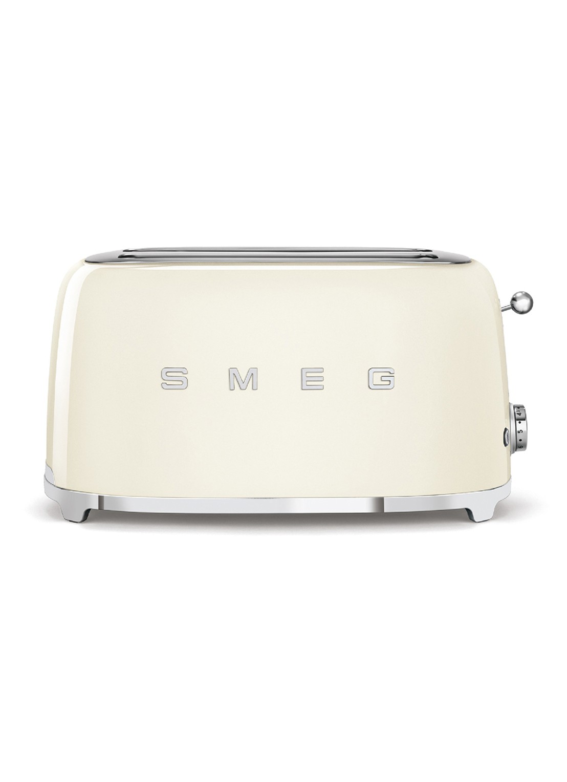 SMEG 50's Style broodrooster 2-slots - voorkant crème