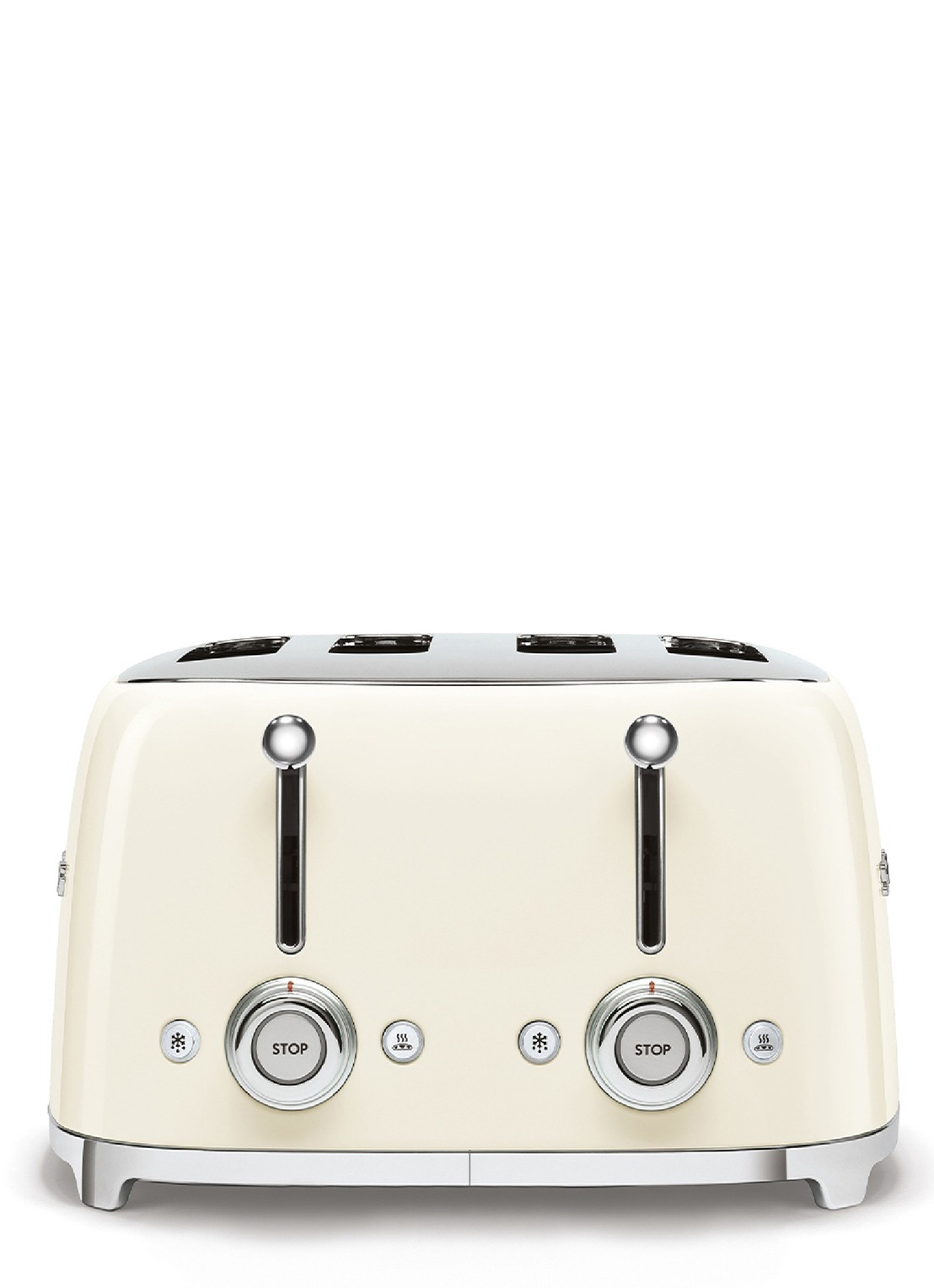 SMEG 50's Style broodrooster 4-slots TSF03CREU - achterkant crème