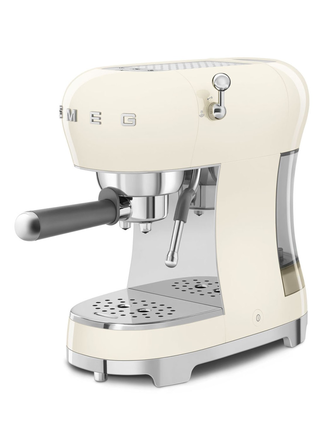 SMEG 50's Style espressomachine ECF02CREU - voorkant 4 crème