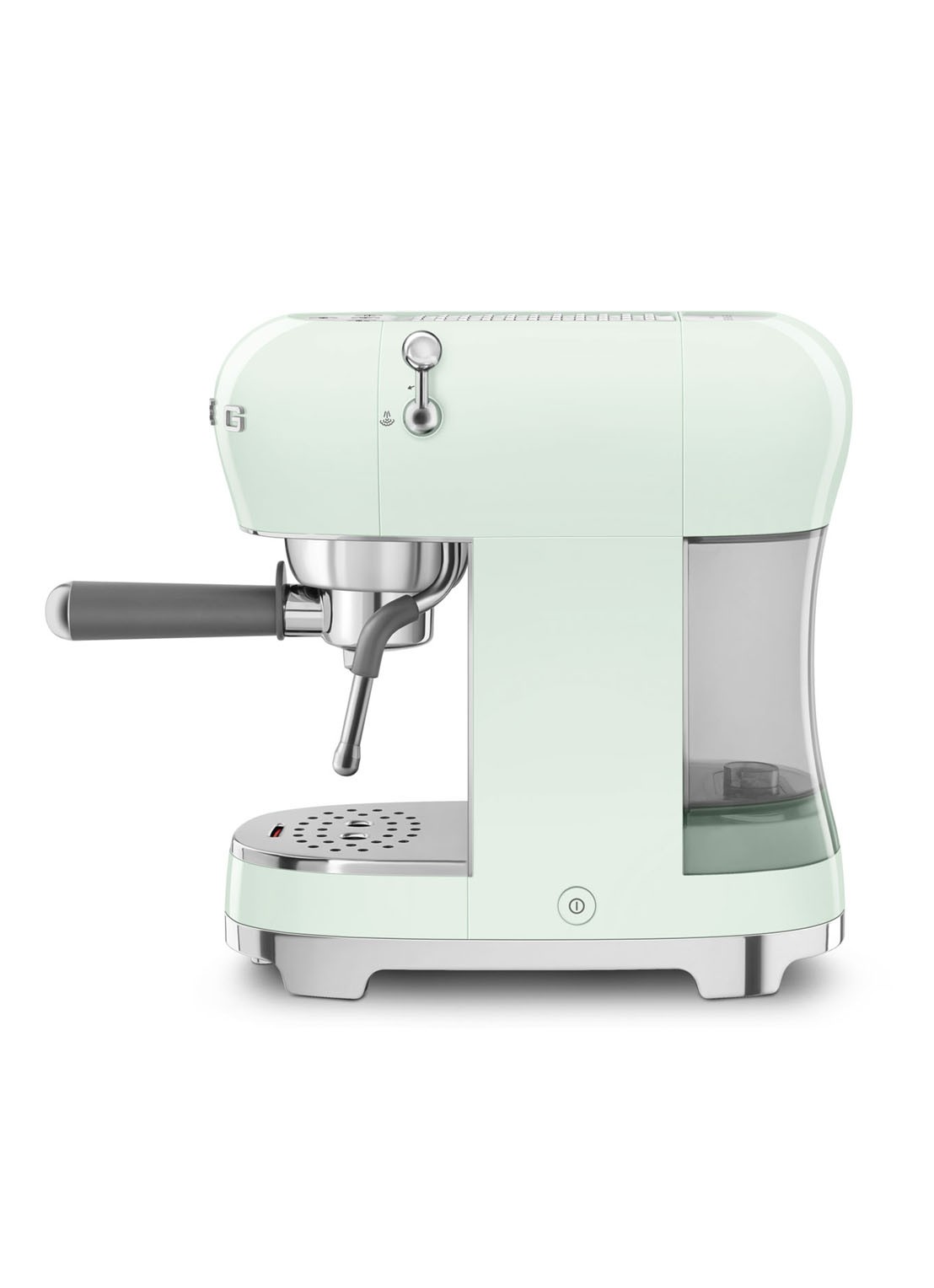 SMEG 50's Style espressomachine ECF02PGEU - detail watergroen