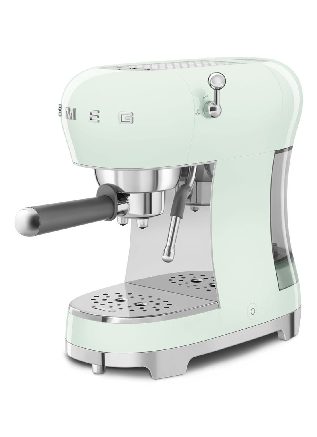 SMEG 50's Style espressomachine ECF02PGEU - voorkant 4 watergroen