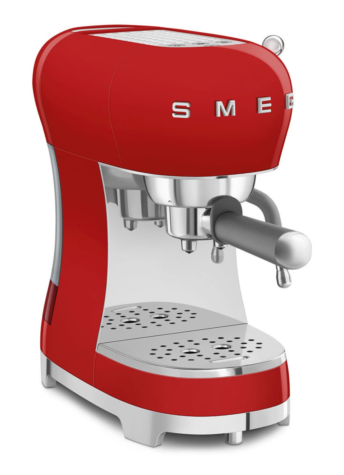SMEG 50's Style espressomachine ECF02RDEU - achterkant 2 rood