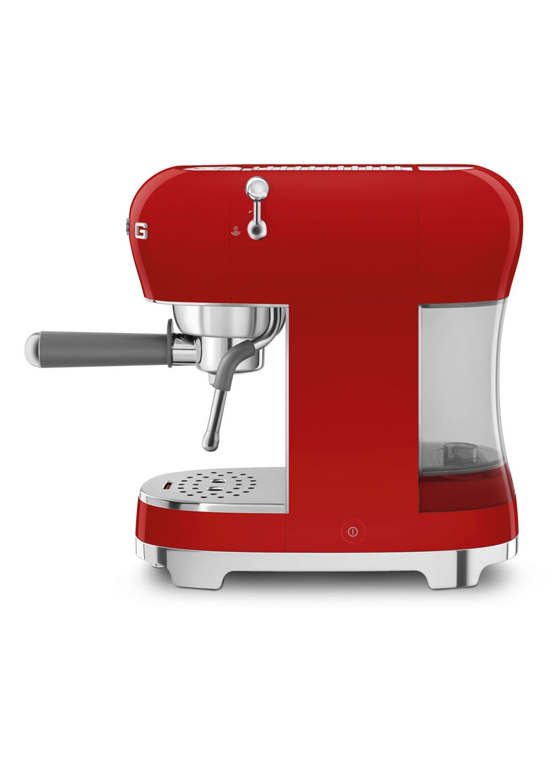 SMEG 50's Style espressomachine ECF02RDEU - detail rood