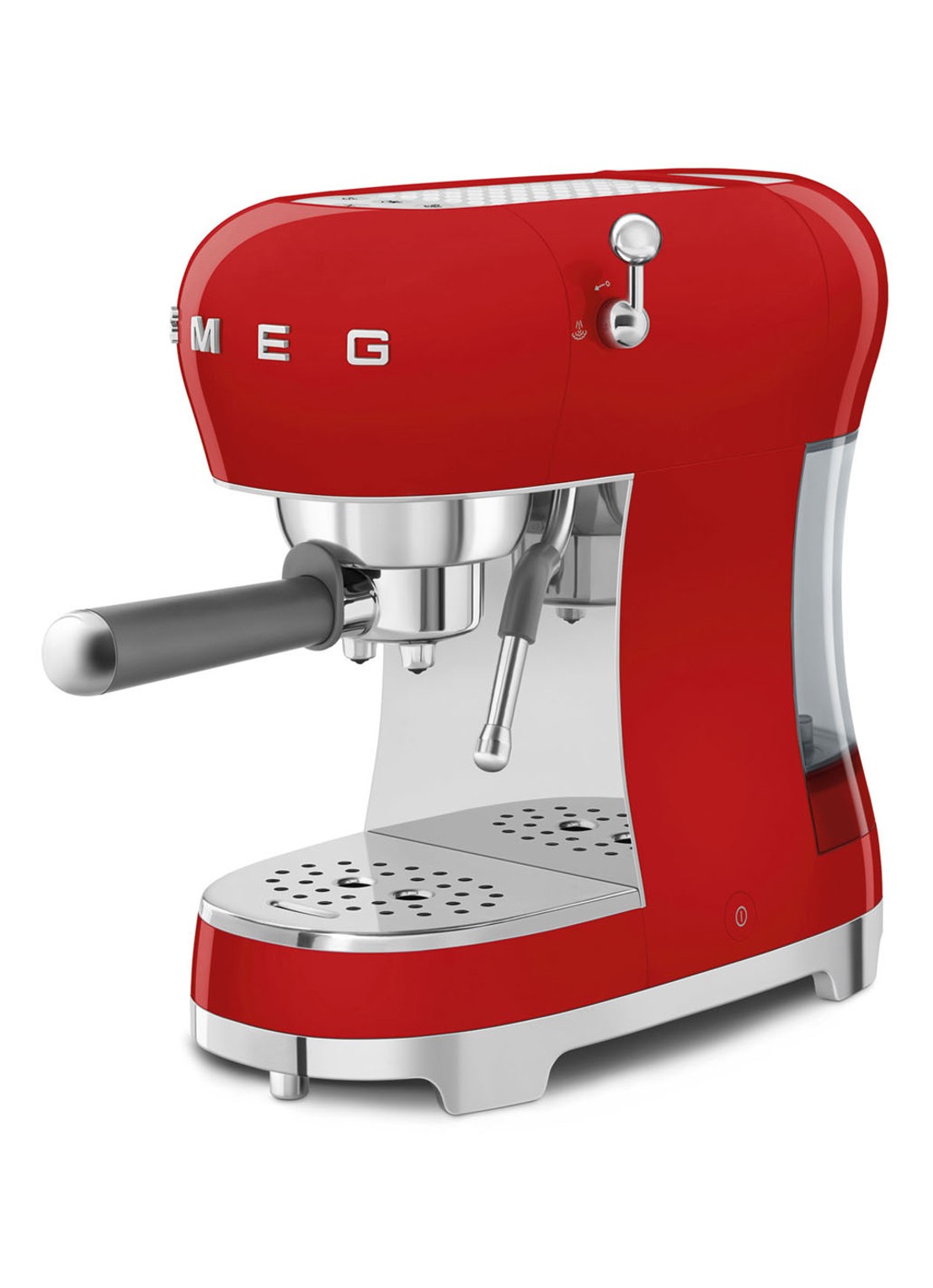 SMEG 50's Style espressomachine ECF02RDEU - voorkant 4 rood