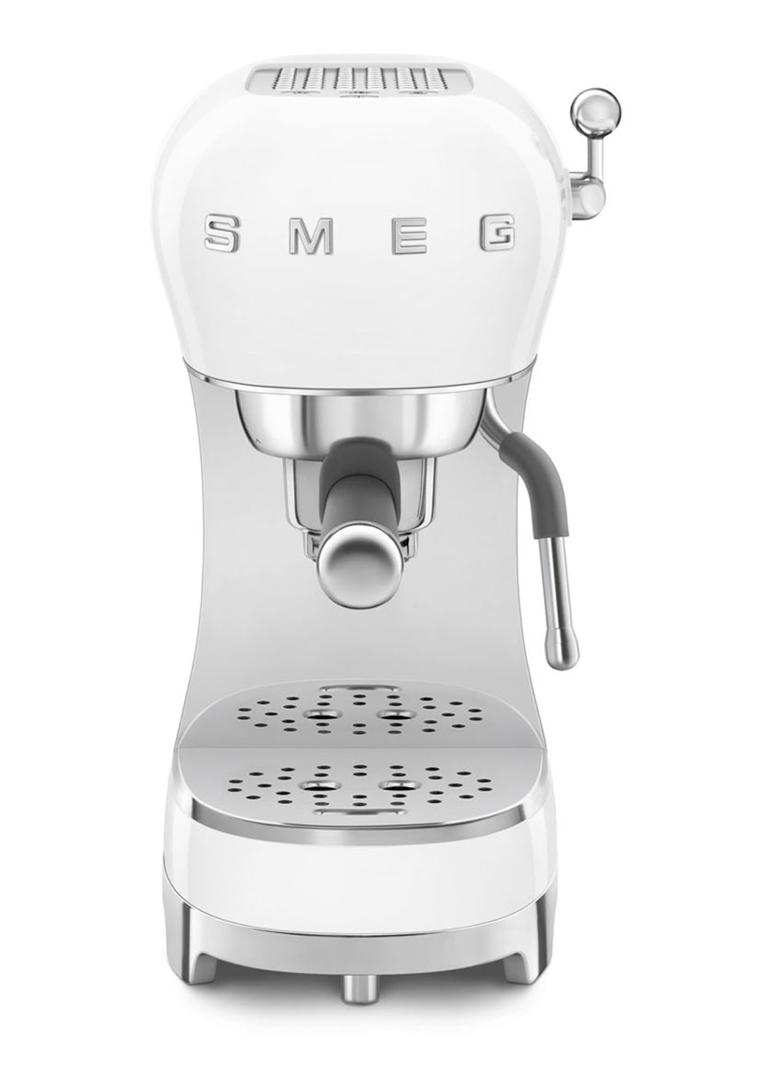 SMEG 50's Style espressomachine ECF02WHEU - voorkant wit