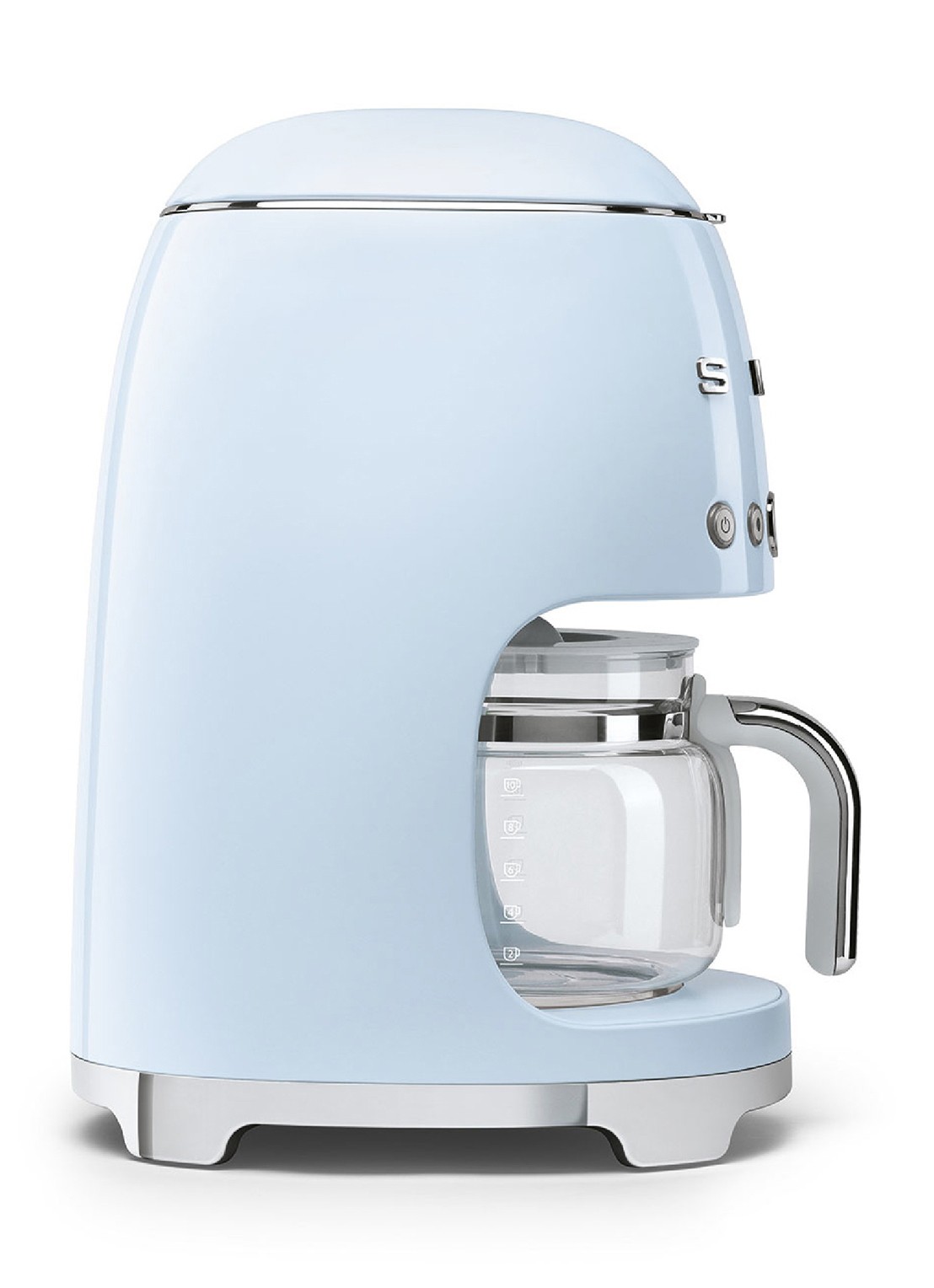 SMEG 50's Style filterkoffiemachine DCF02PBEU - achterkant pastelblauw