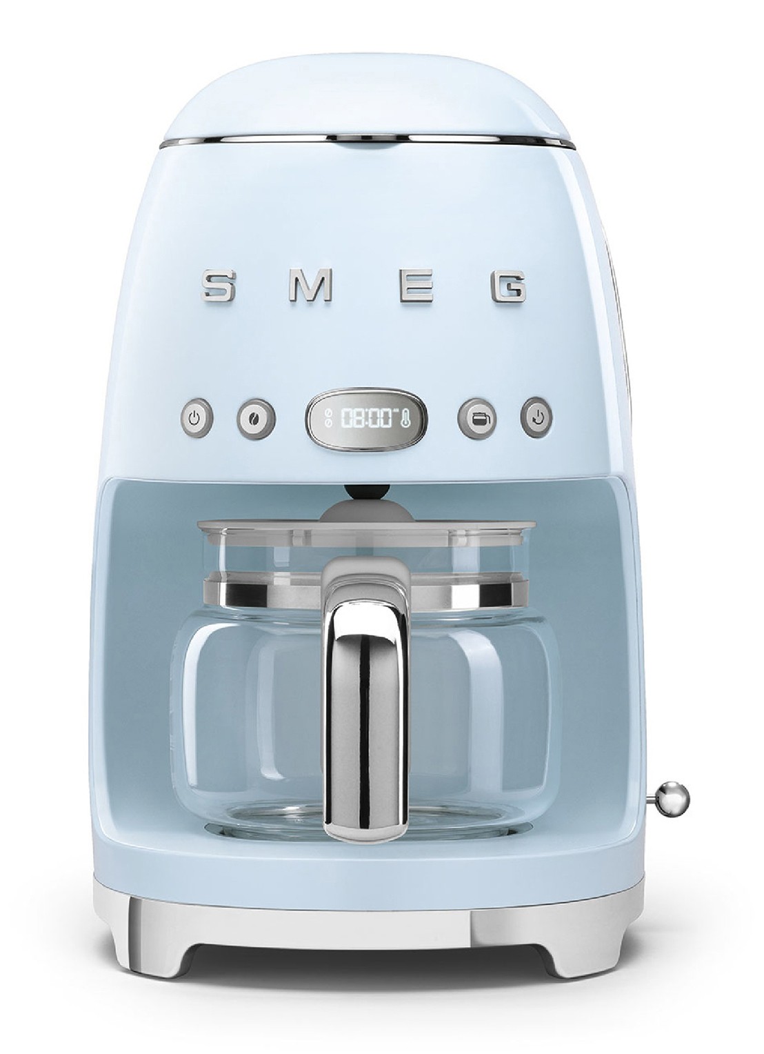 SMEG 50's Style filterkoffiemachine DCF02PBEU - voorkant 2 pastelblauw