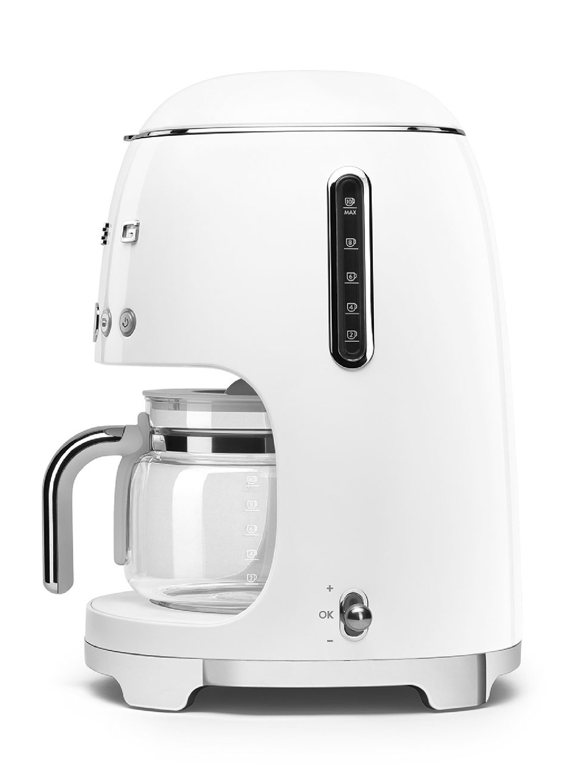 SMEG 50's Style filterkoffiemachine DCF02WHEU - voorkant 2 wit