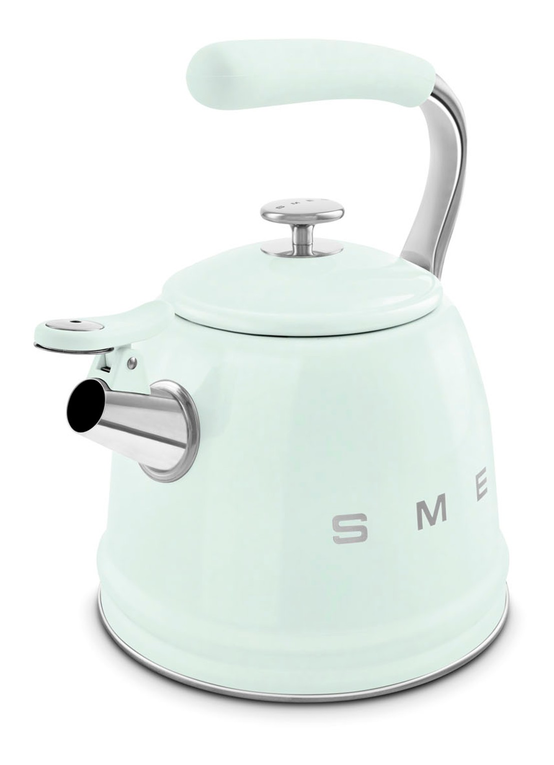 SMEG 50's Style fluitketel 2,3 liter WKF01 - voorkant 6 zeegroen