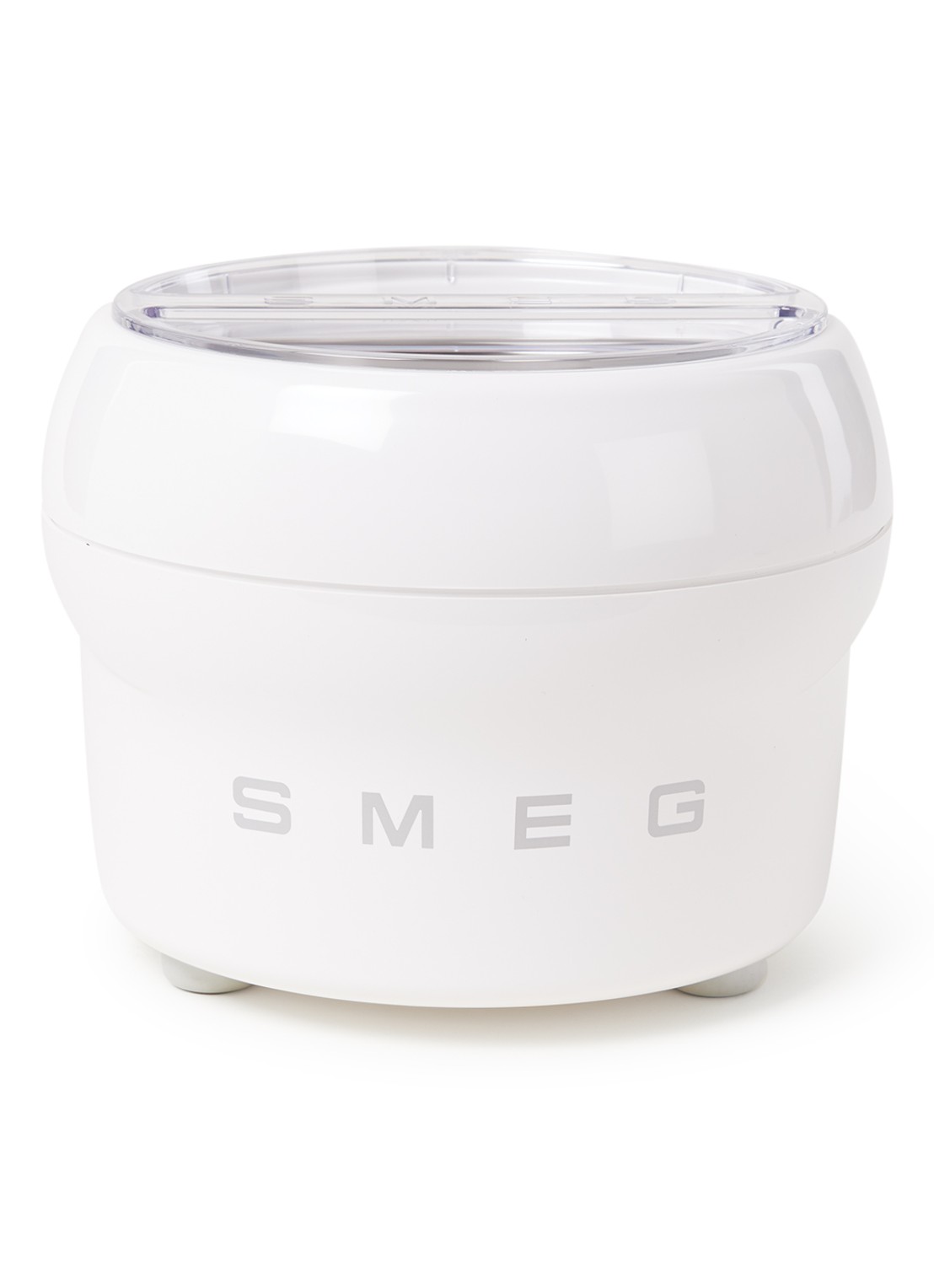 SMEG 50's Style Icecream Maker Bowl ijsmaker 1,1 liter - voorkant 2 wit