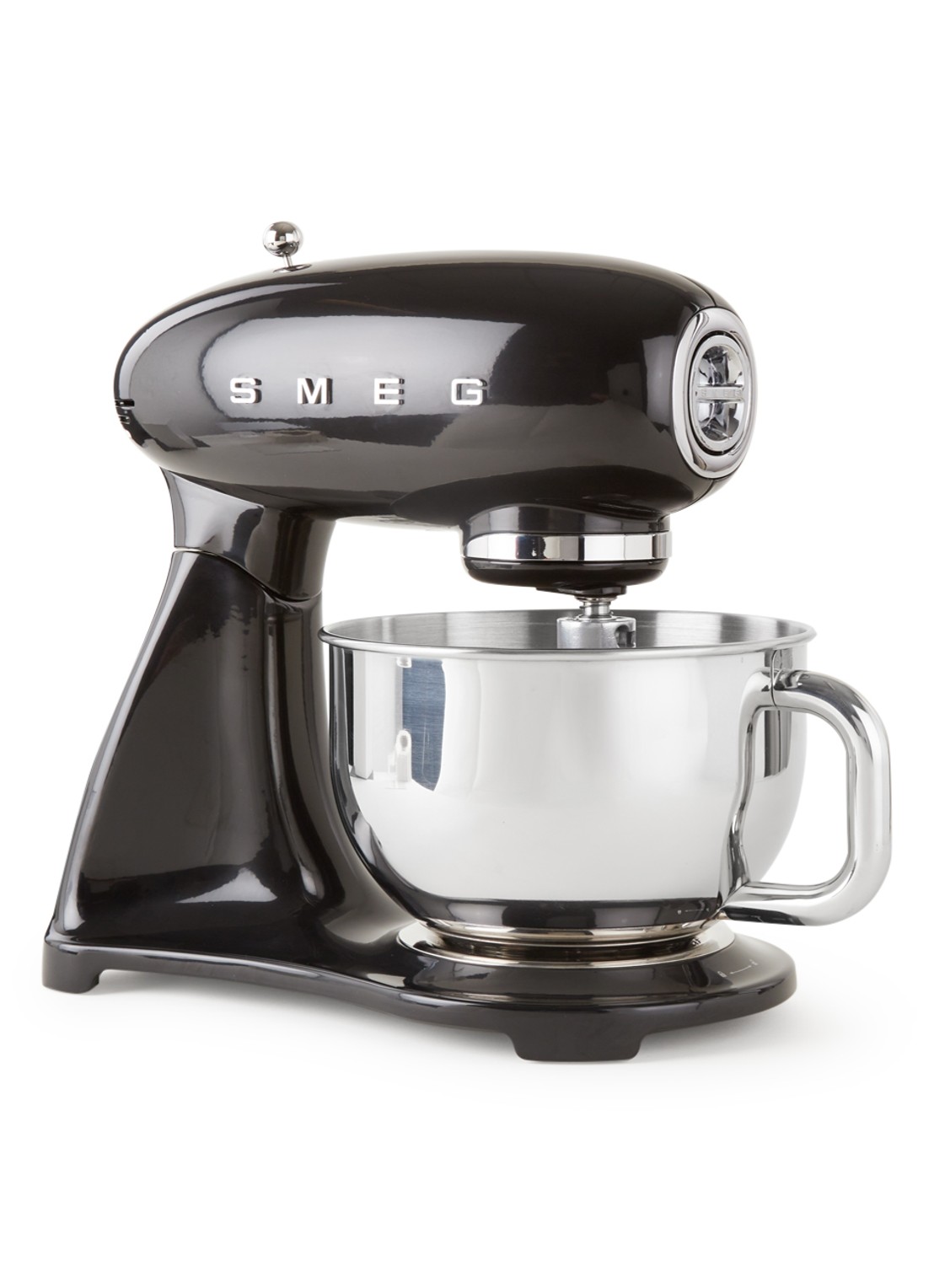 SMEG 50's Style keukenmachine 4,8 liter SMF03BLEU - voorkant 2 zwart