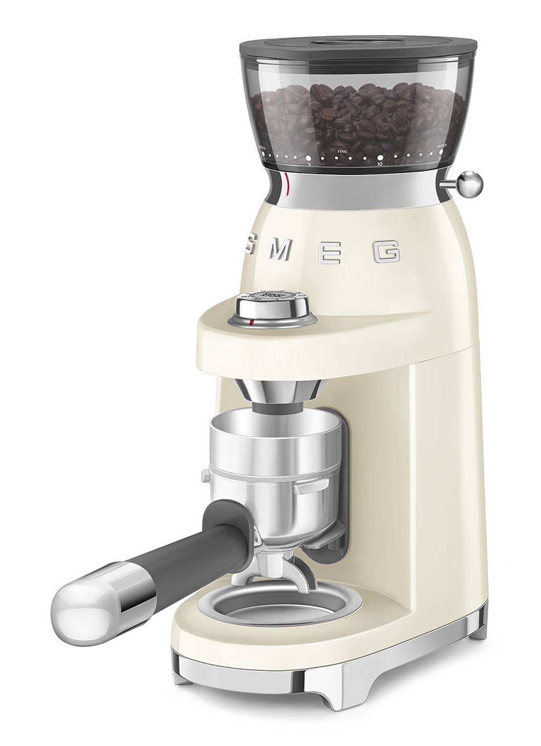 SMEG 50's Style koffiemolen CGF03 - achterkant 2 beige