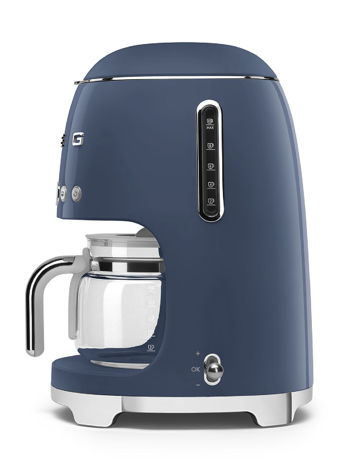 SMEG 50's Style koffiezetapparaat DCF02NBEU - voorkant 4 donkerblauw