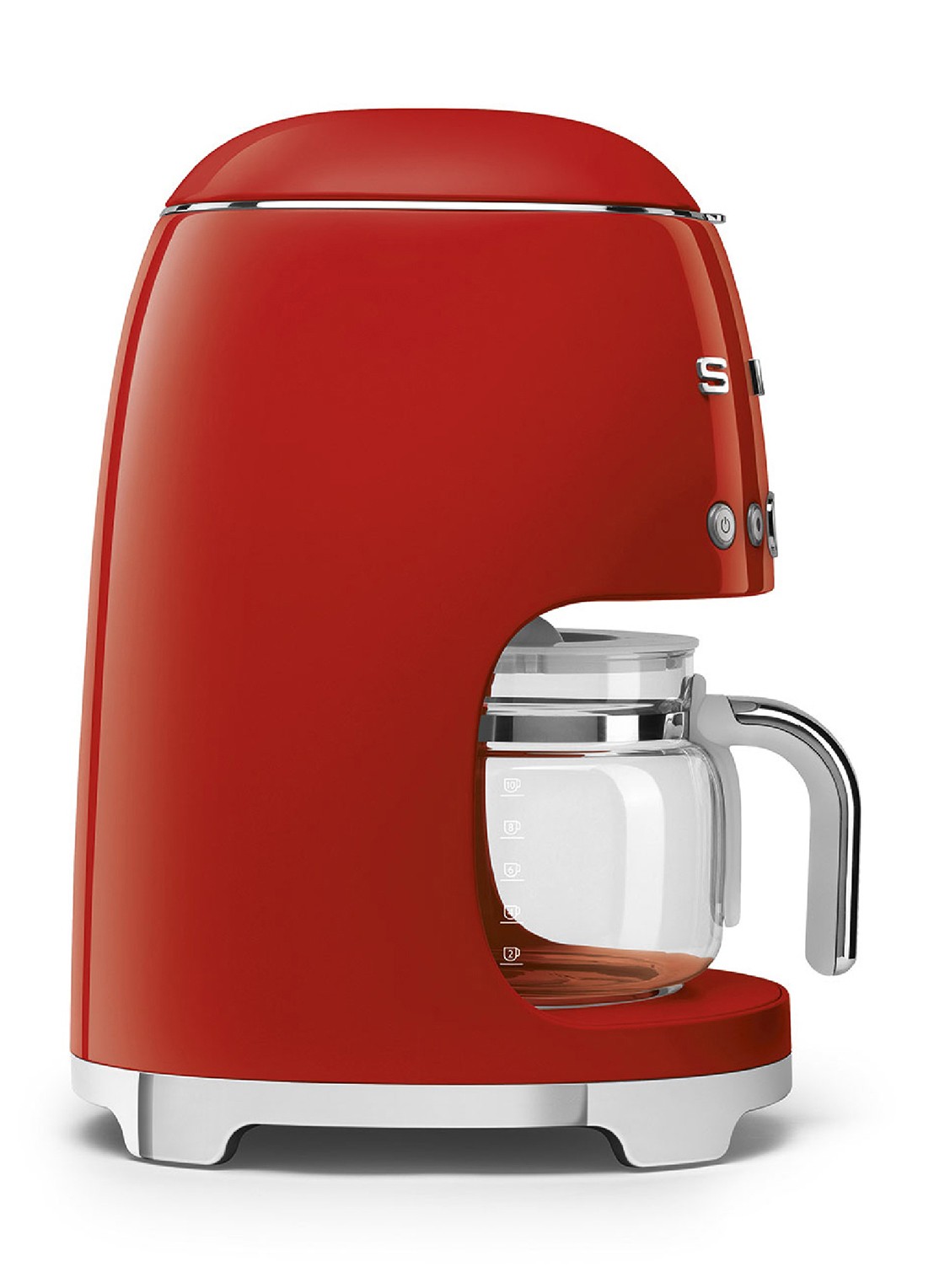 SMEG 50's Style koffiezetapparaat DCF02RDEU - achterkant 3 rood
