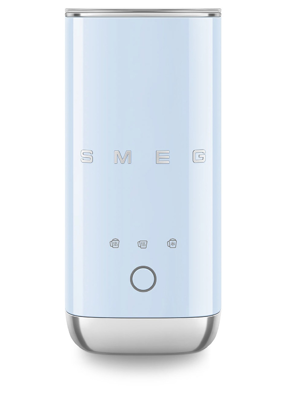 SMEG 50's Style melkopschuimer 180 ml MFF02 - voorkant 2 lichtblauw