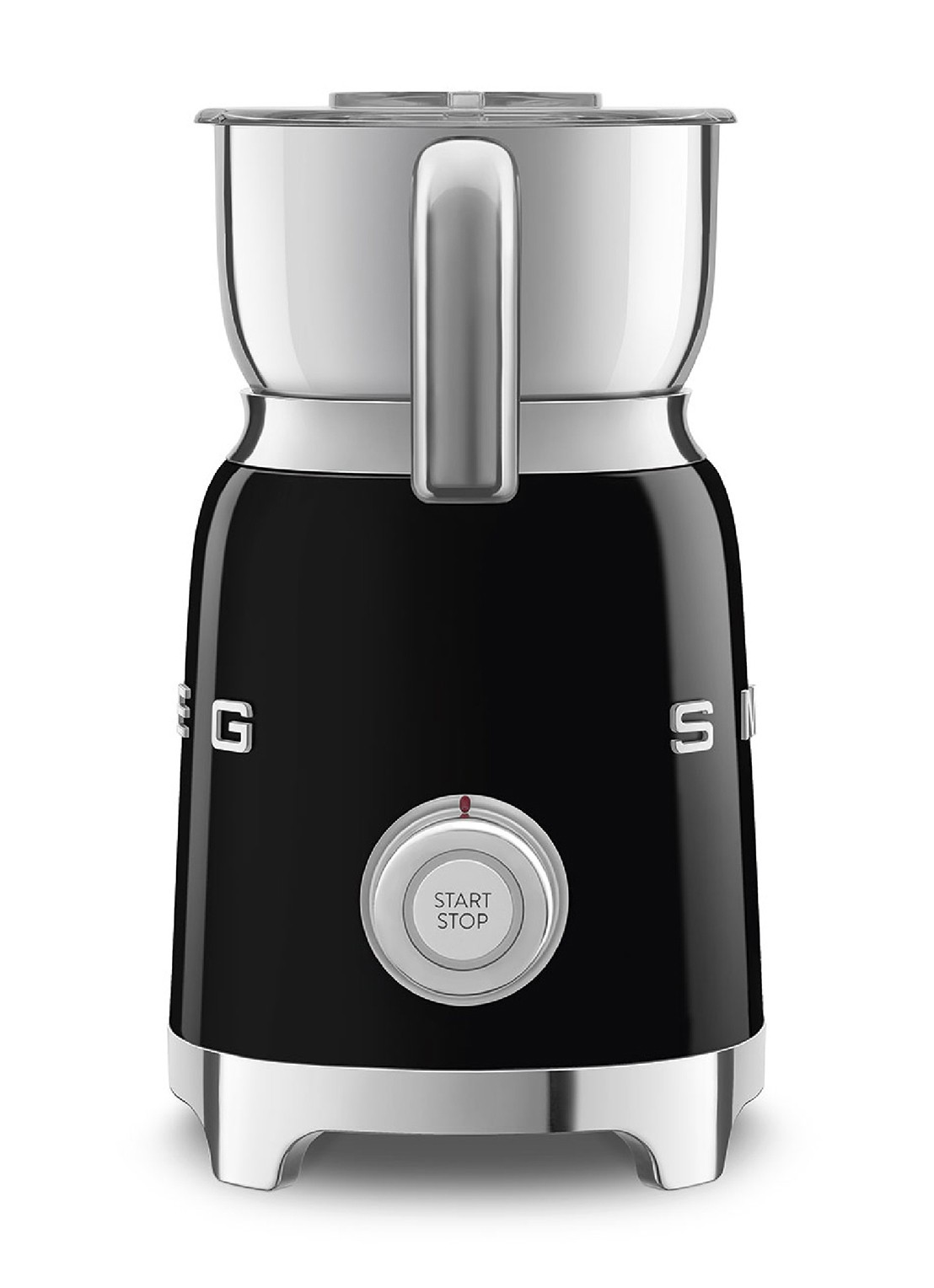 SMEG 50's Style melkopschuimer 600 ml MFF11BLEU - voorkant 4 zwart