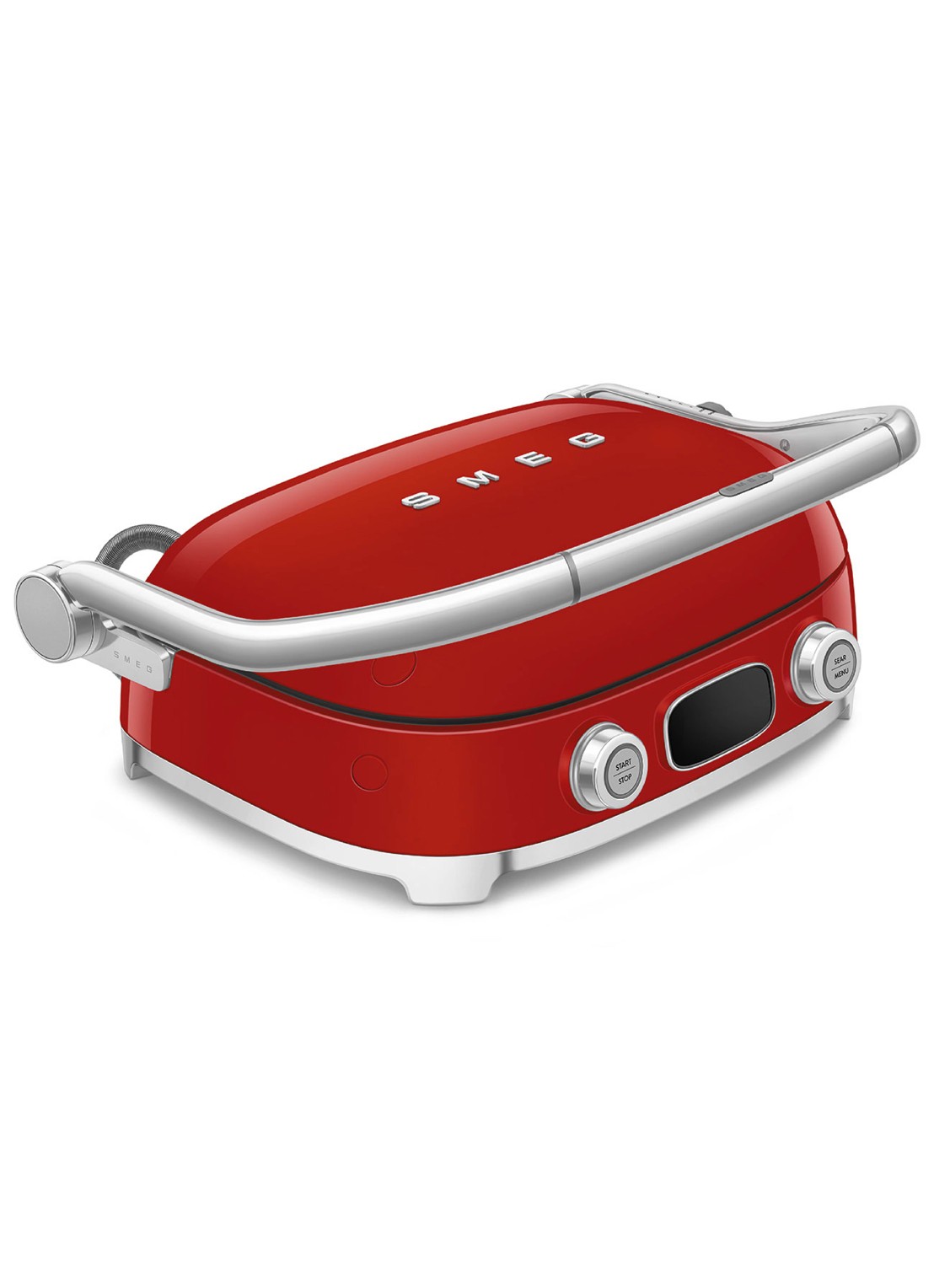 SMEG 50's Style multi grill MGF01RDEU - voorkant 2 rood