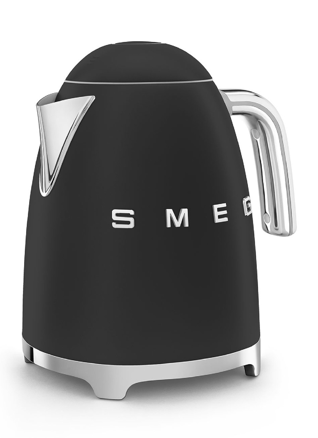 SMEG 50's Style waterkoker 1,7 liter KLF03BLMEU - voorkant 2 mat zwart