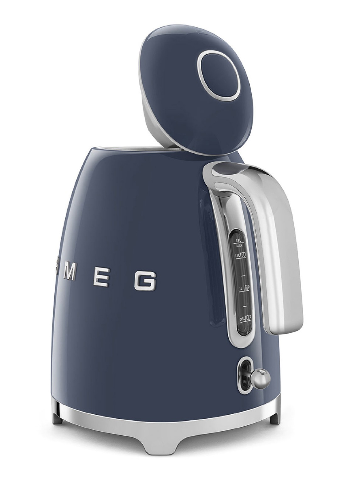 SMEG 50's Style waterkoker 1,7 liter KLF03NBEU - achterkant 4 donkerblauw