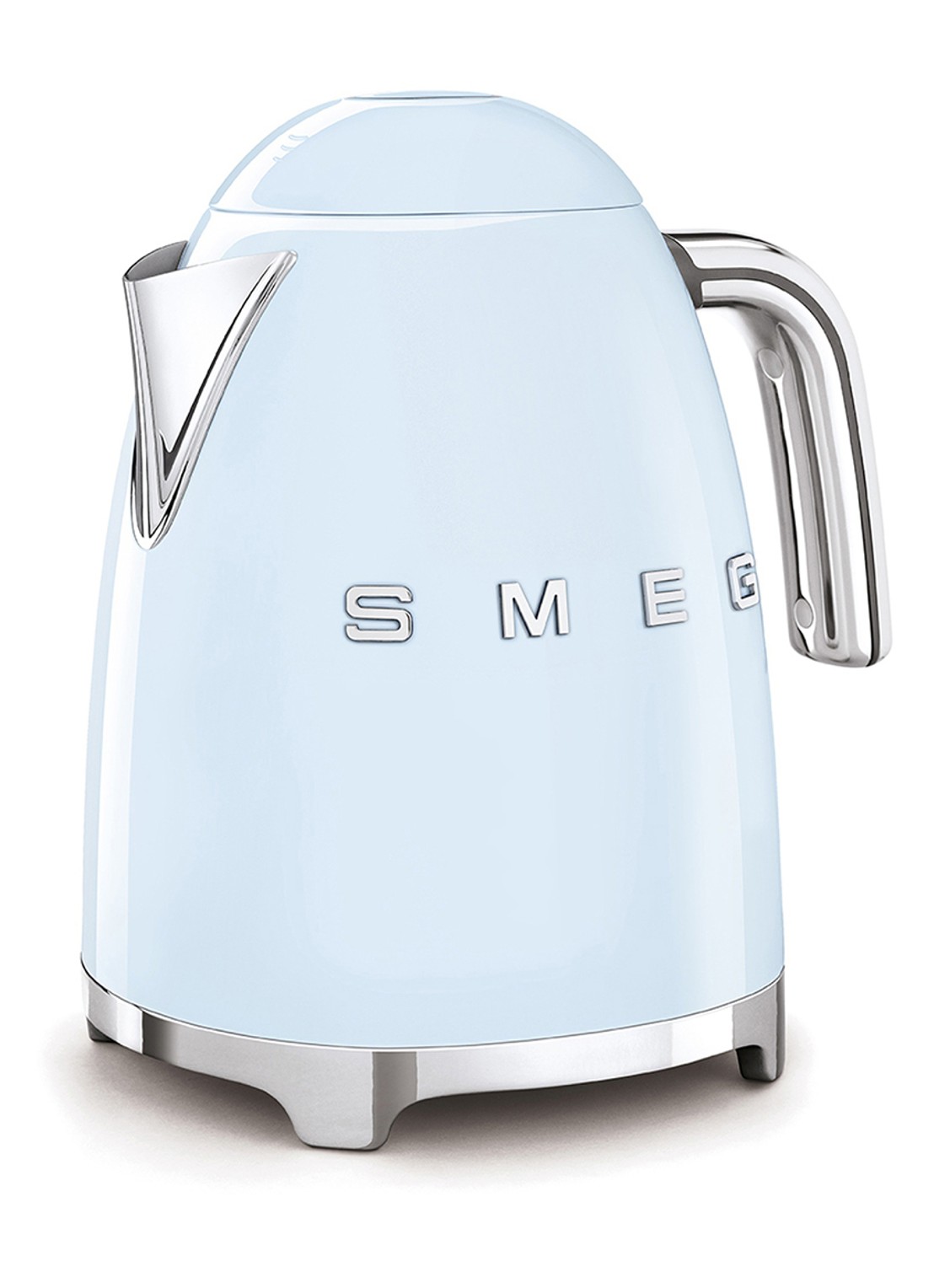 SMEG 50's Style waterkoker 1,7 liter KLF03PBEU - voorkant 2 pastelblauw