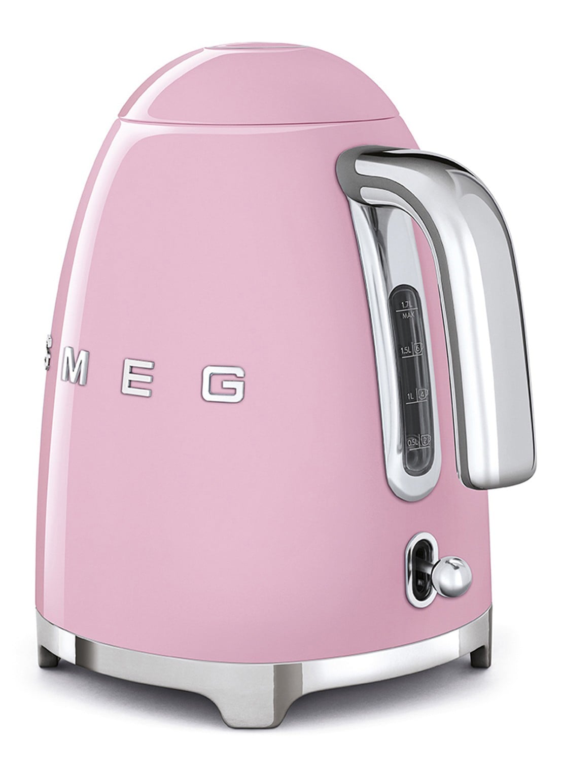 SMEG 50's Style waterkoker 1,7 liter KLF03PKEU  - achterkant 3 roze