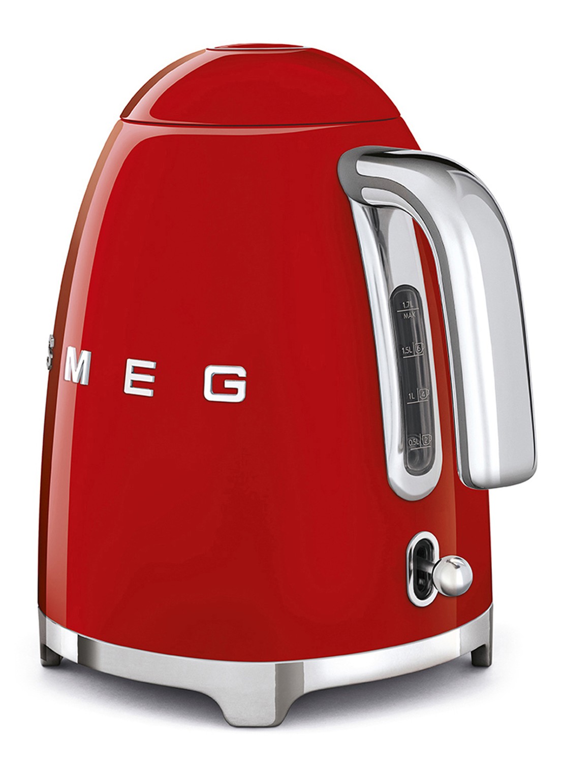 SMEG 50's Style waterkoker 1,7 liter KLF03RDEU - achterkant 3 rood