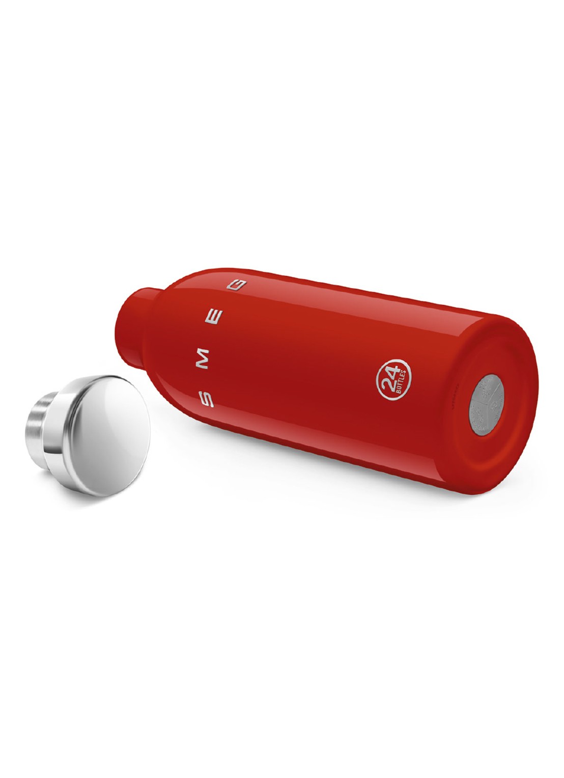 SMEG Clima waterfles 50 cl - voorkant 2 rood