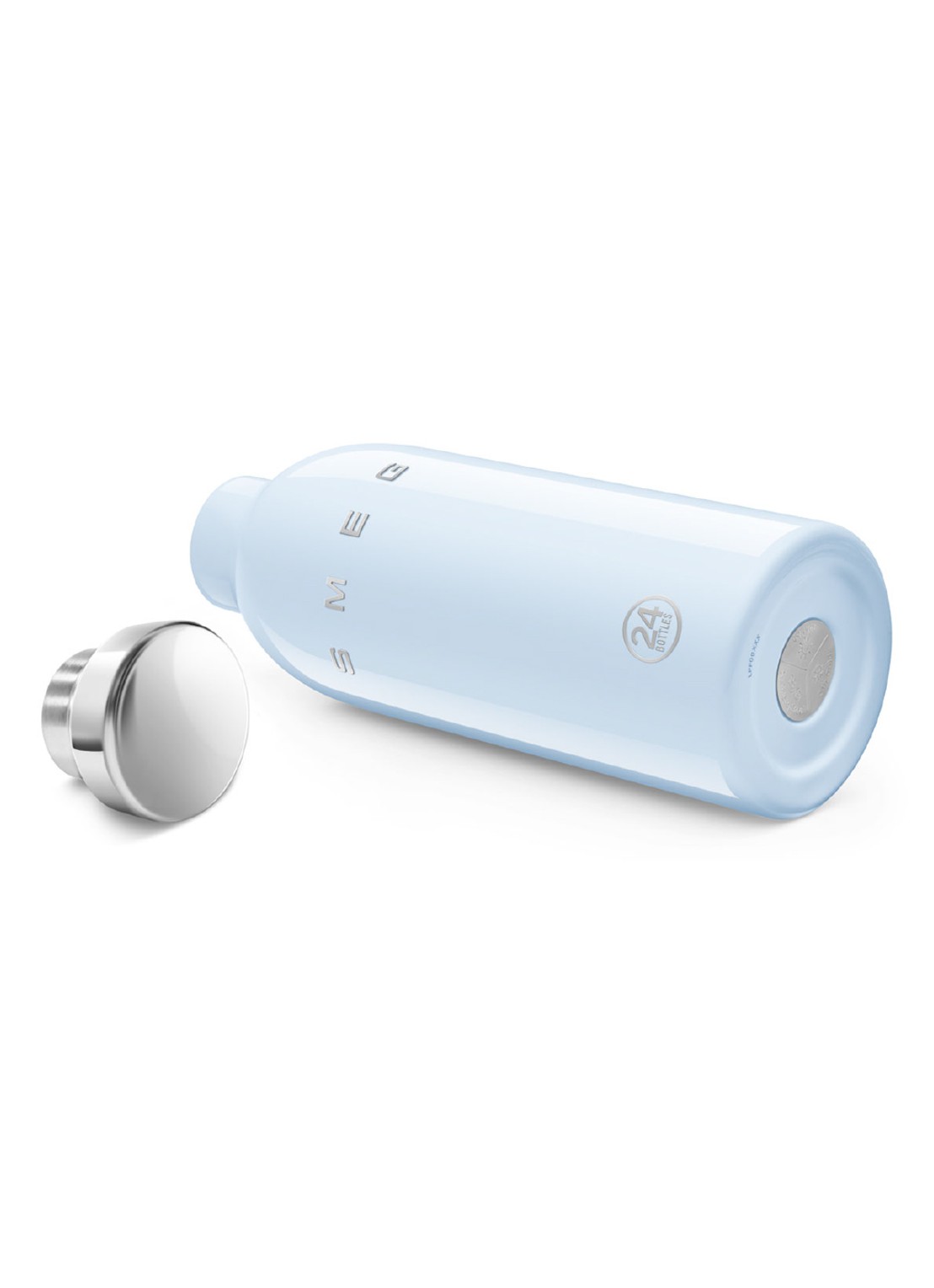 SMEG Clima waterfles 50 cl - voorkant 2 lichtblauw