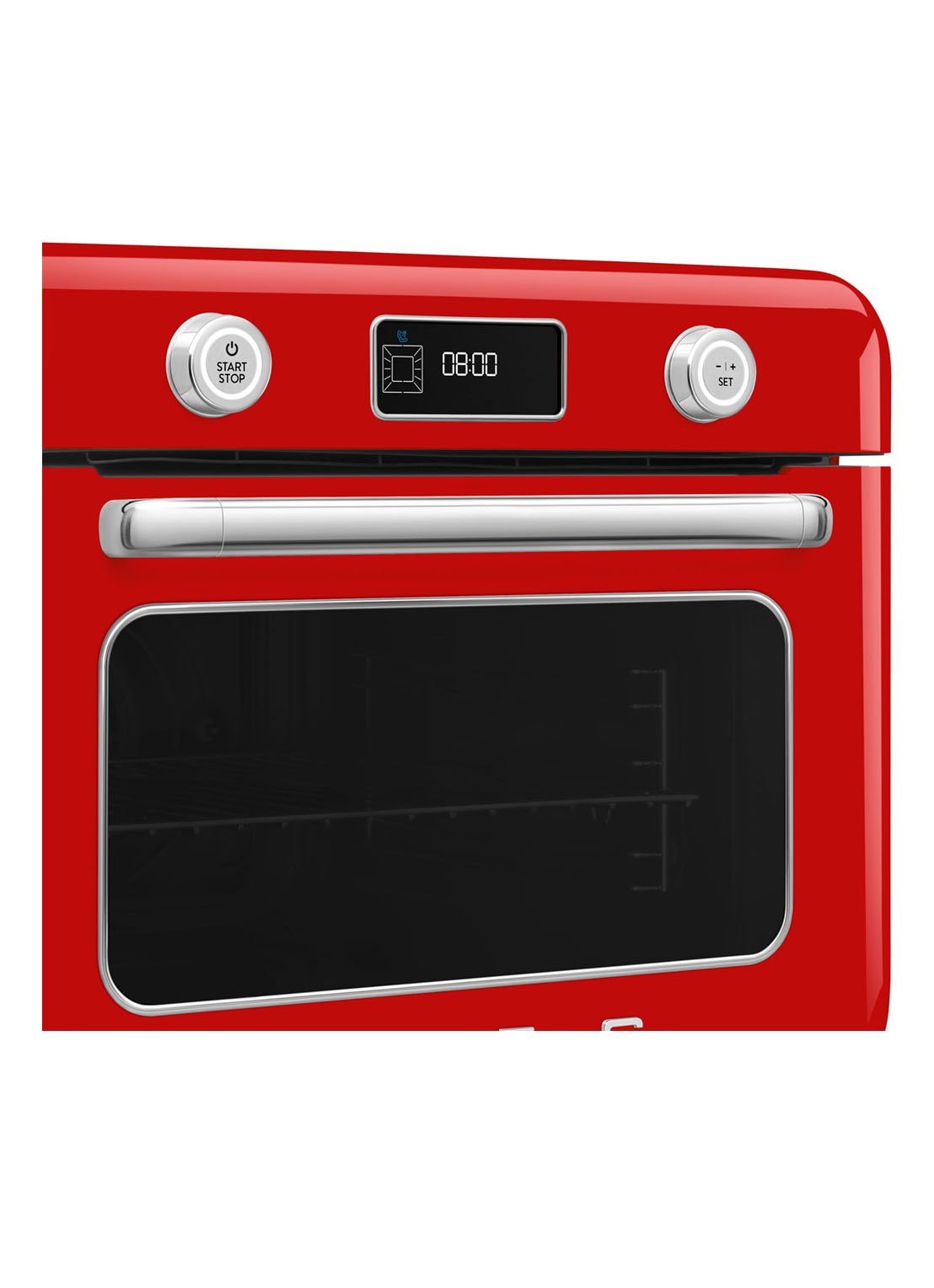 SMEG Combi stoomoven COF01 - detail 6 rood