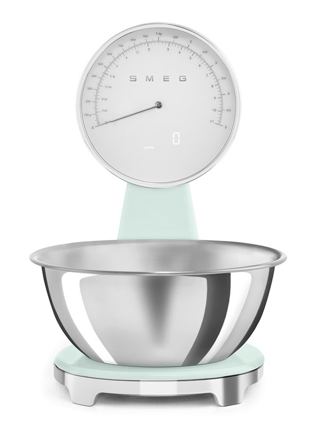 SMEG Digitale analoog keukenweegschaal - voorkant 2 mint