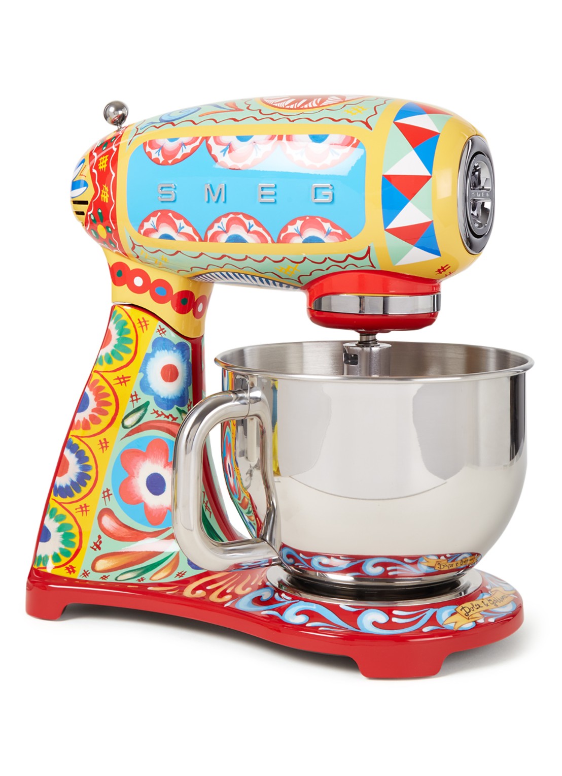 SMEG Dolce & Gabbana Sicily Is My Love mixer-keukenrobot 4,8 l SMF03DGEU - voorkant sicily is my love