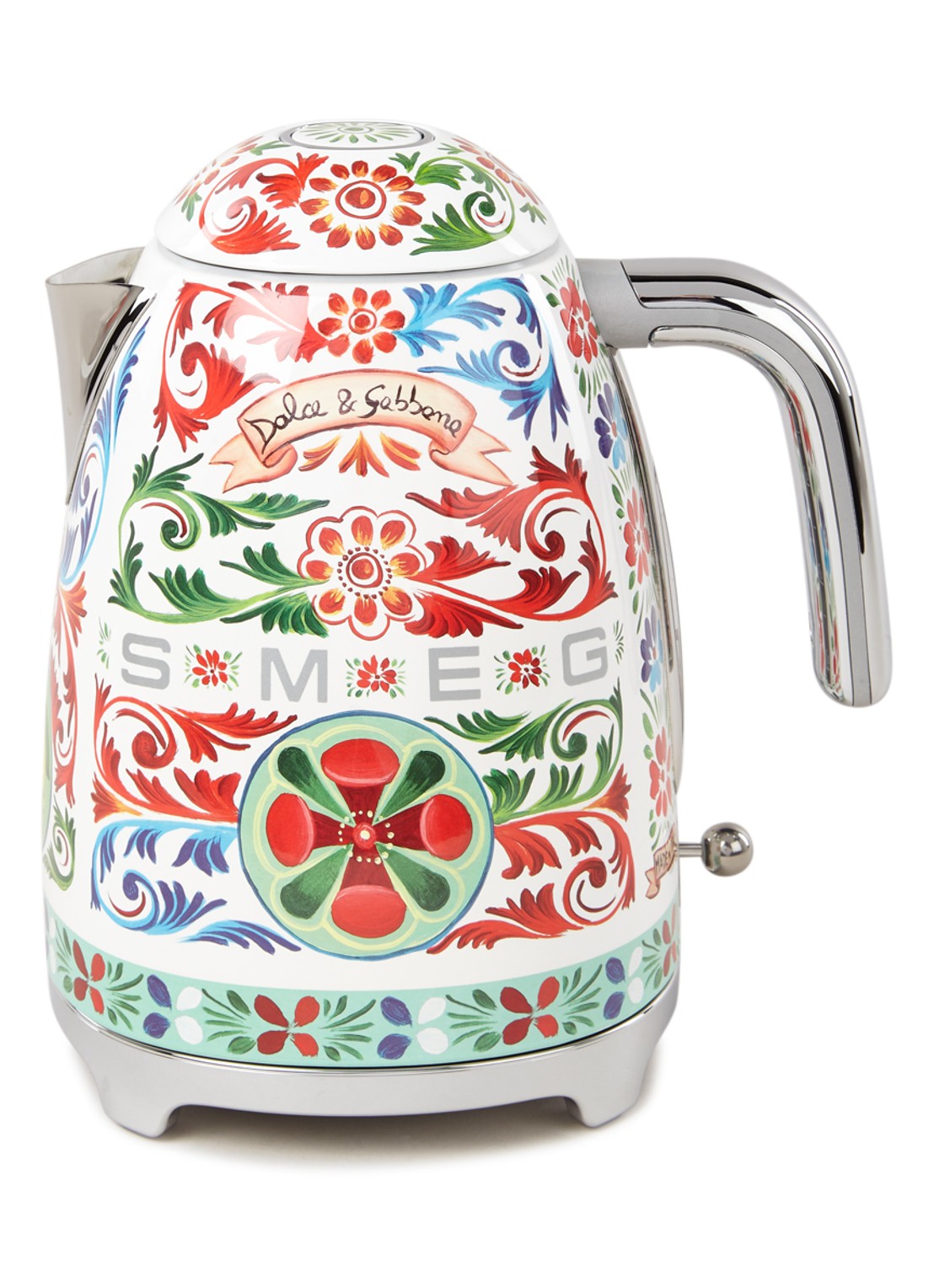 SMEG Dolce & Gabbana Sicily is my Love waterkoker 1,7 liter CL.35953 - voorkant sicily is my love