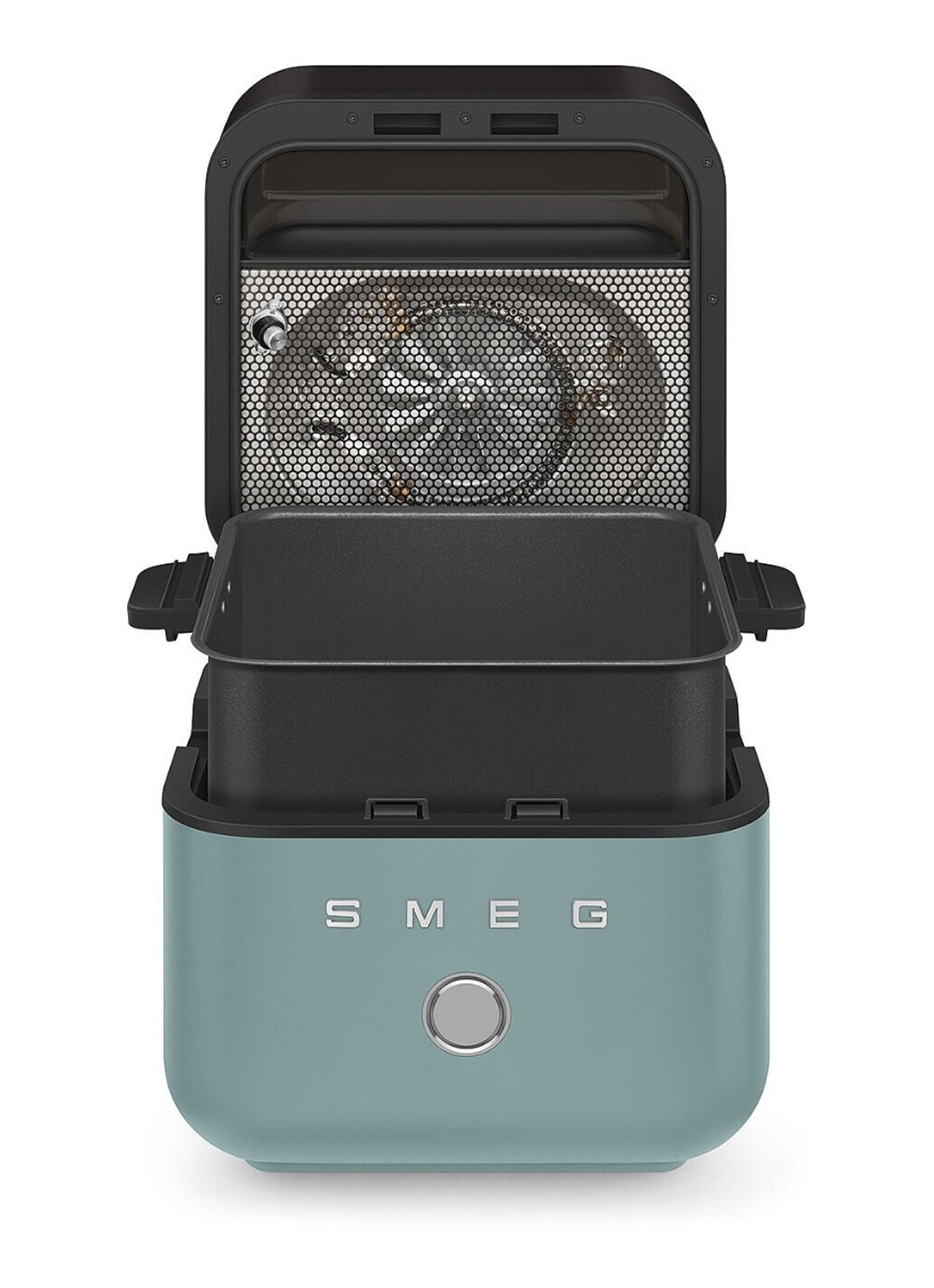 SMEG Dual Flavour airfryer 7 liter - detail groen
