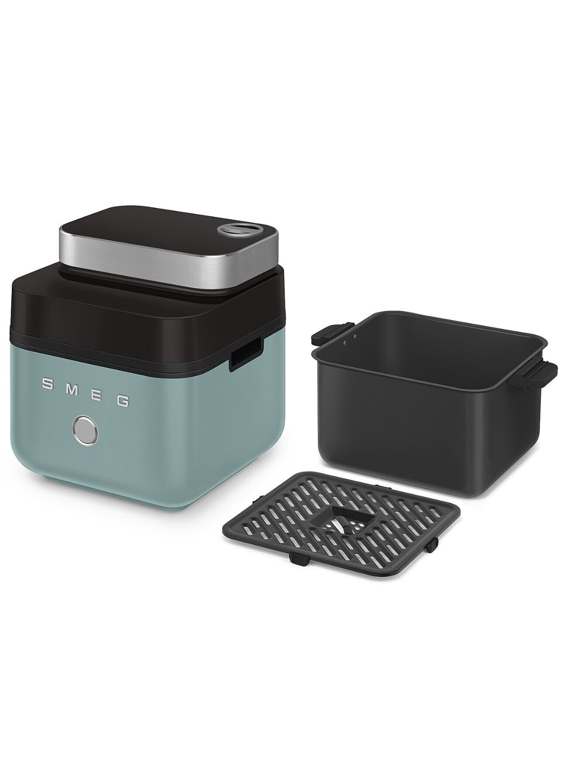 SMEG Dual Flavour airfryer 7 liter - detail 2 groen