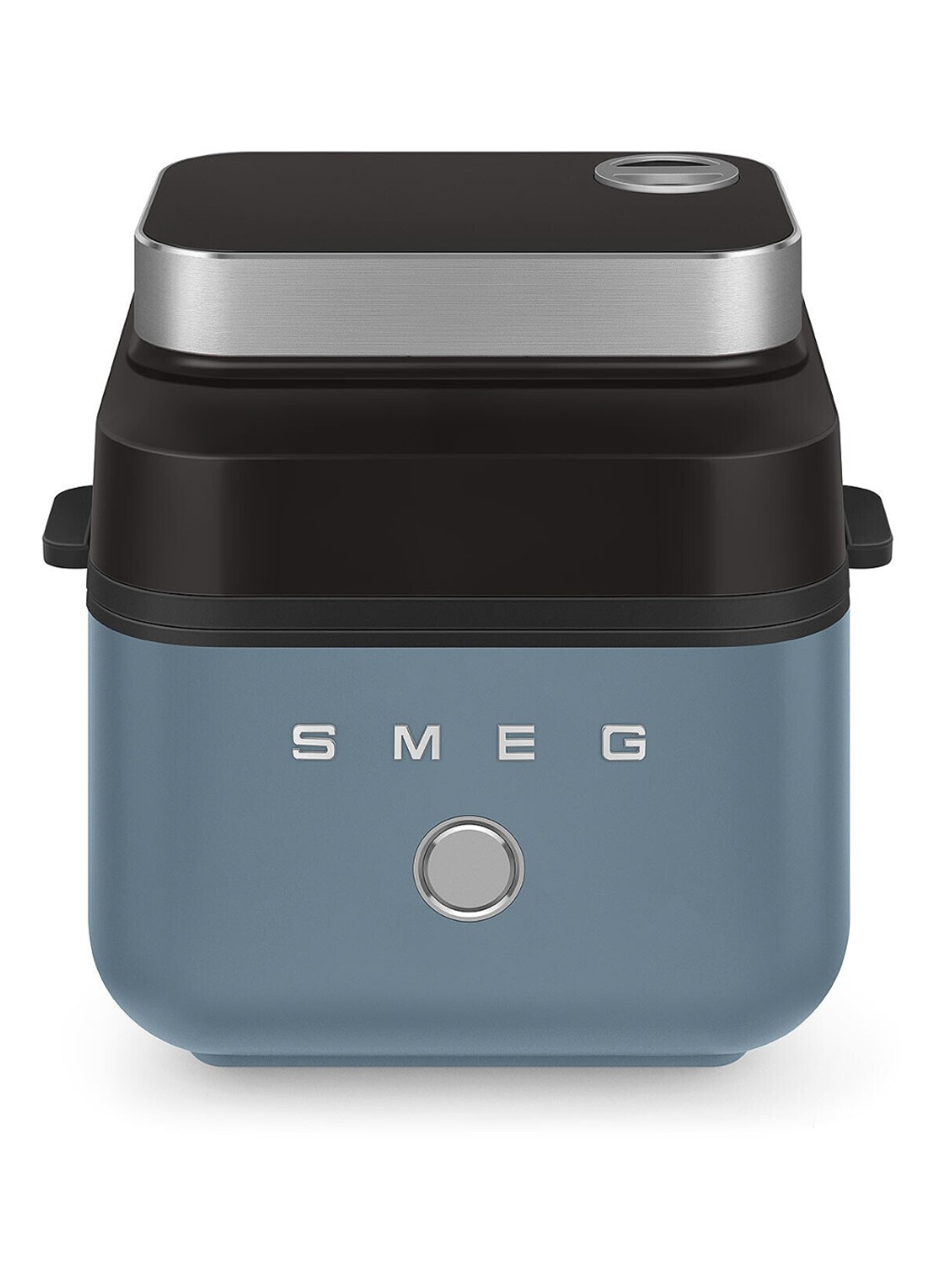SMEG Dual Flavour airfryer 7 liter - voorkant blauw