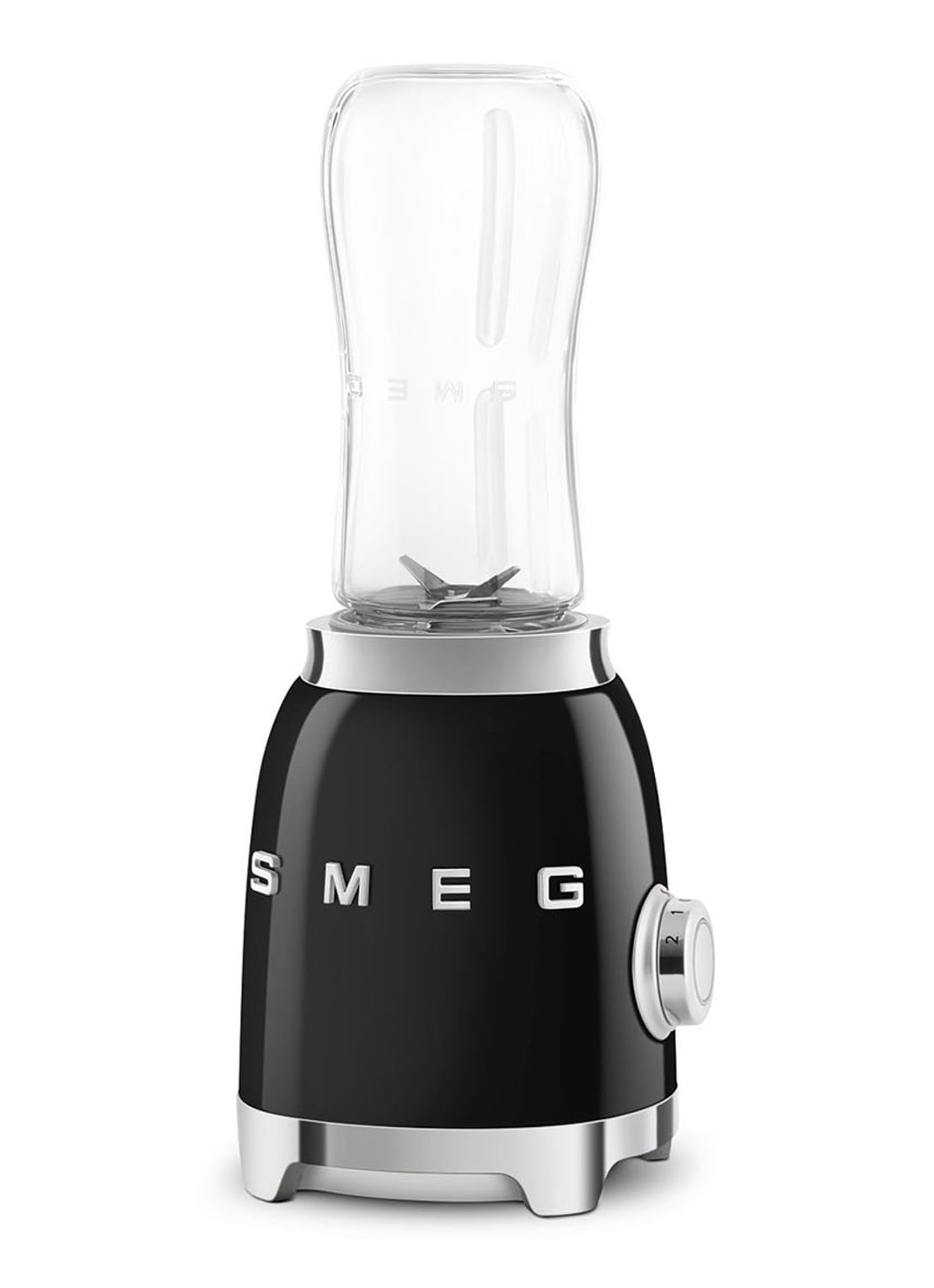 SMEG Personal blender 0,6 liter PBF01BLEU - detail zwart