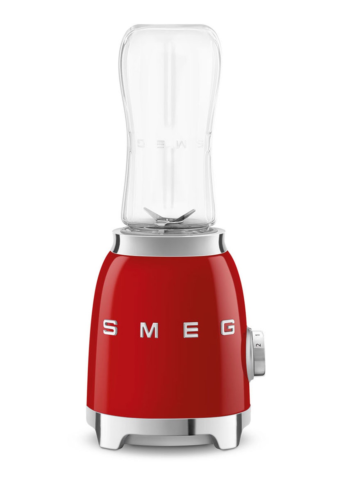 SMEG Personal blender 0,6 liter PBF01RDEU - voorkant rood