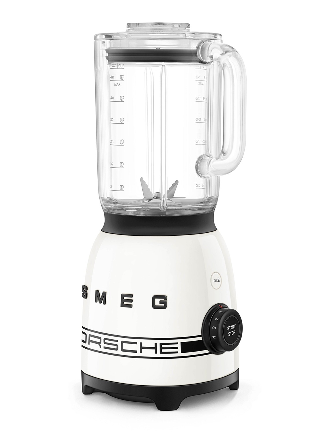 SMEG Porsche blender 1,5 liter BLF03 - voorkant 2 wit