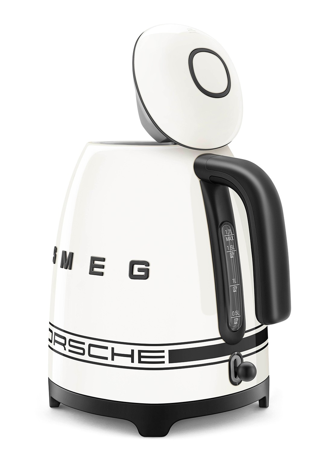 SMEG Porsche waterkoker 1,7 liter KLF03 - achterkant 3 wit