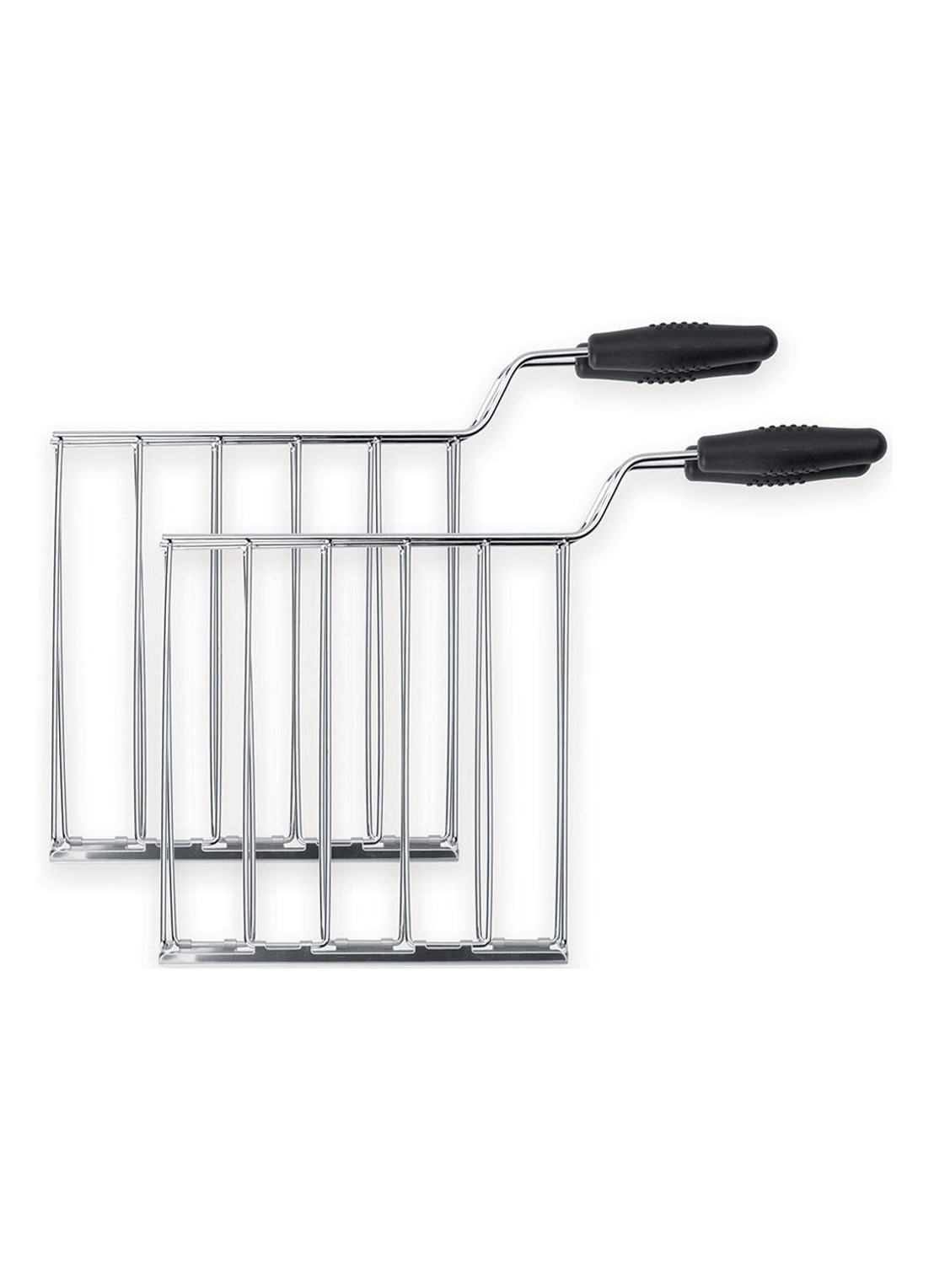 SMEG Sandwich rek voor broodrooster set van 2 - voorkant 2 rvs