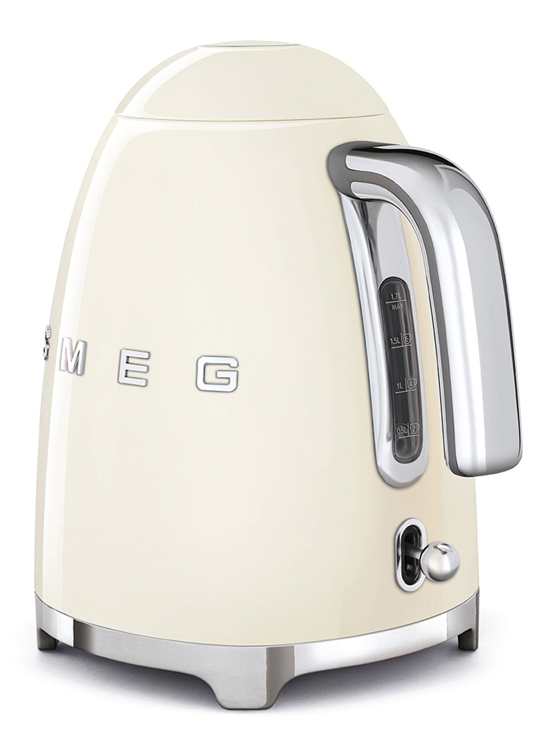 SMEG Waterkoker 1,7 liter KLF03CREU - achterkant 3 crème