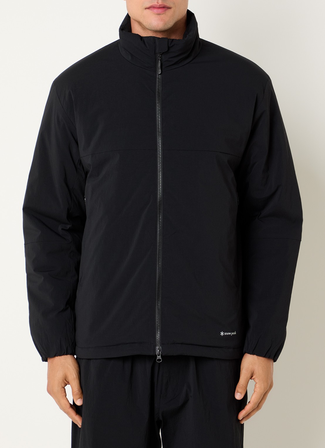 Snow Peak Softshell jack met steekzakken - detail 4 zwart